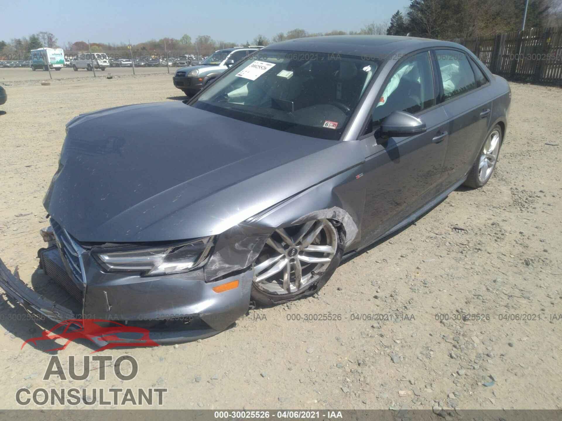AUDI A4 2017 - WAUDNAF4XHN049799