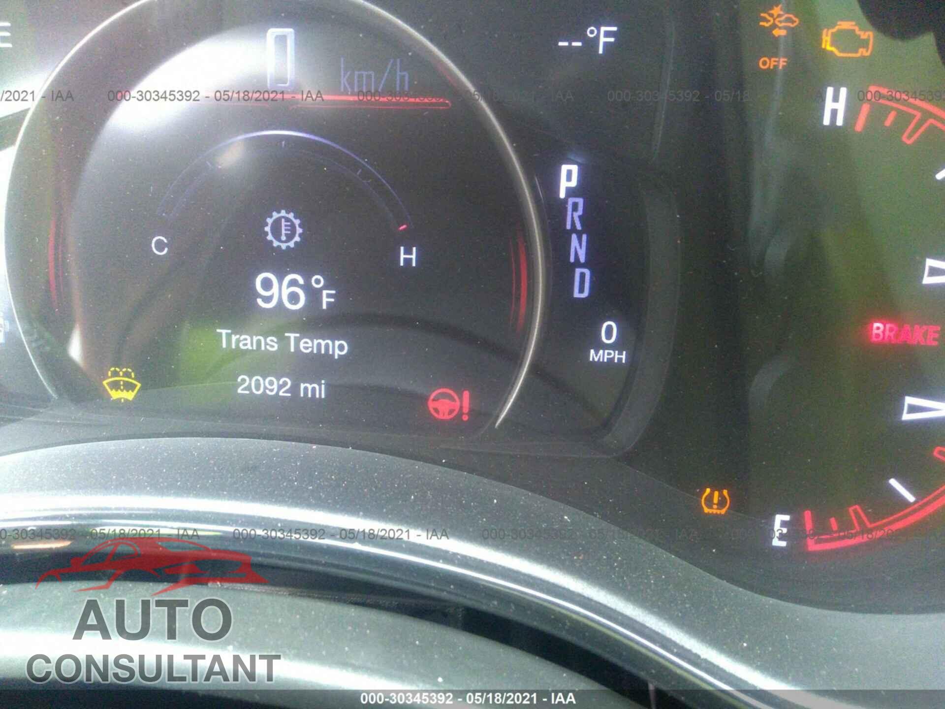 DODGE DURANGO 2021 - 1C4RDHEG2MC540356