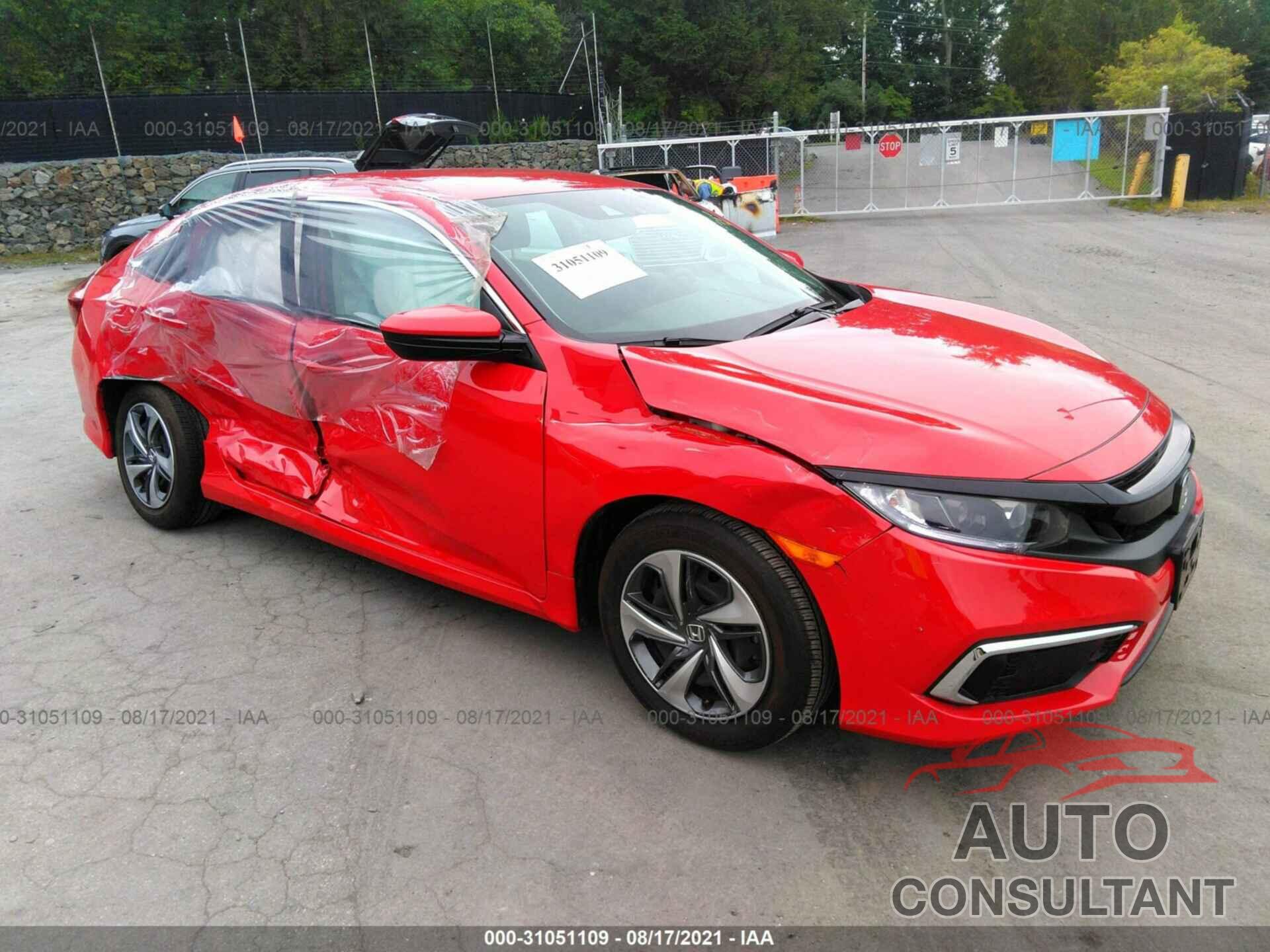 HONDA CIVIC SEDAN 2019 - 2HGFC2F63KH601587