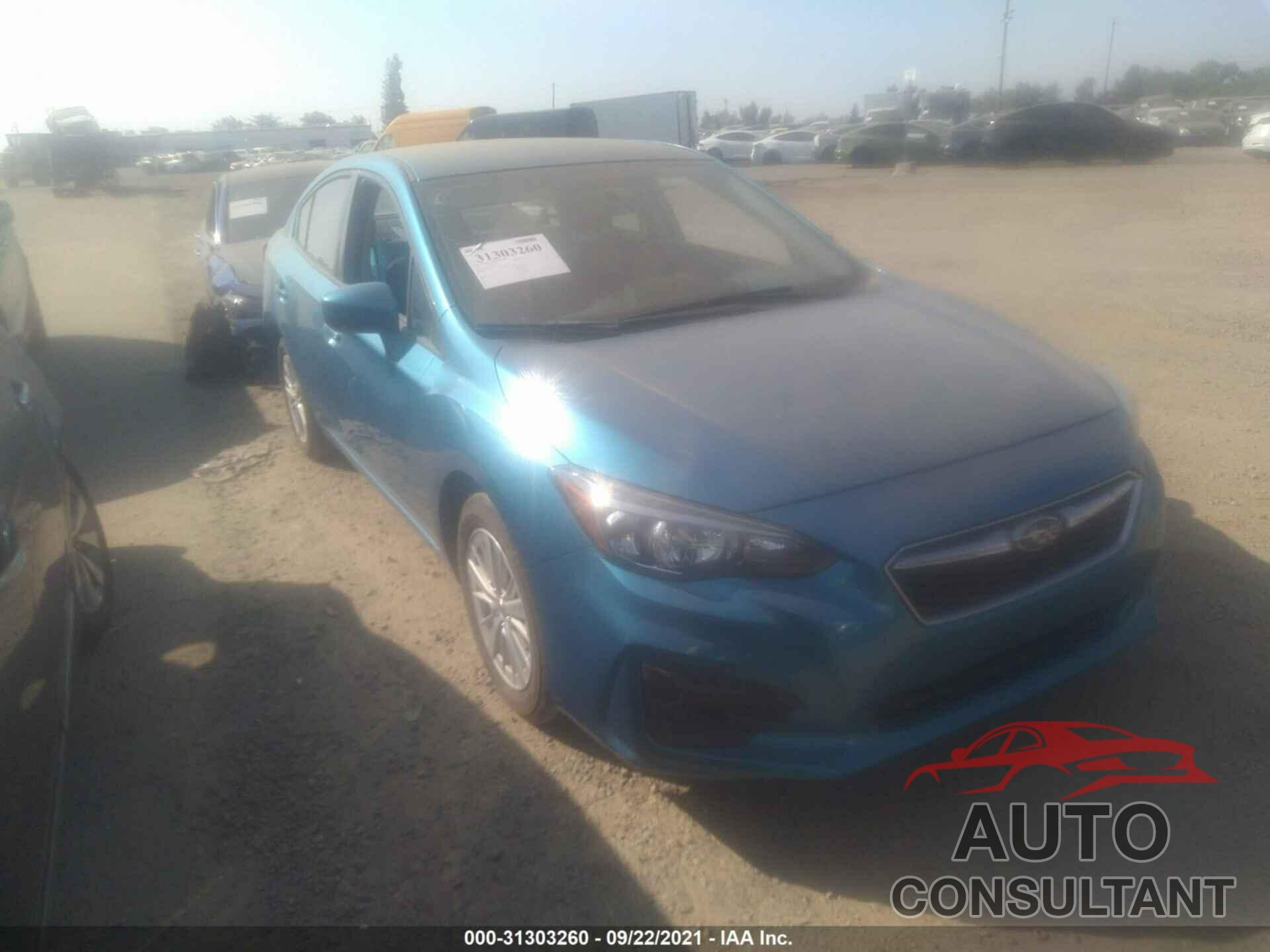 SUBARU IMPREZA 2017 - 4S3GKAB68H3620105