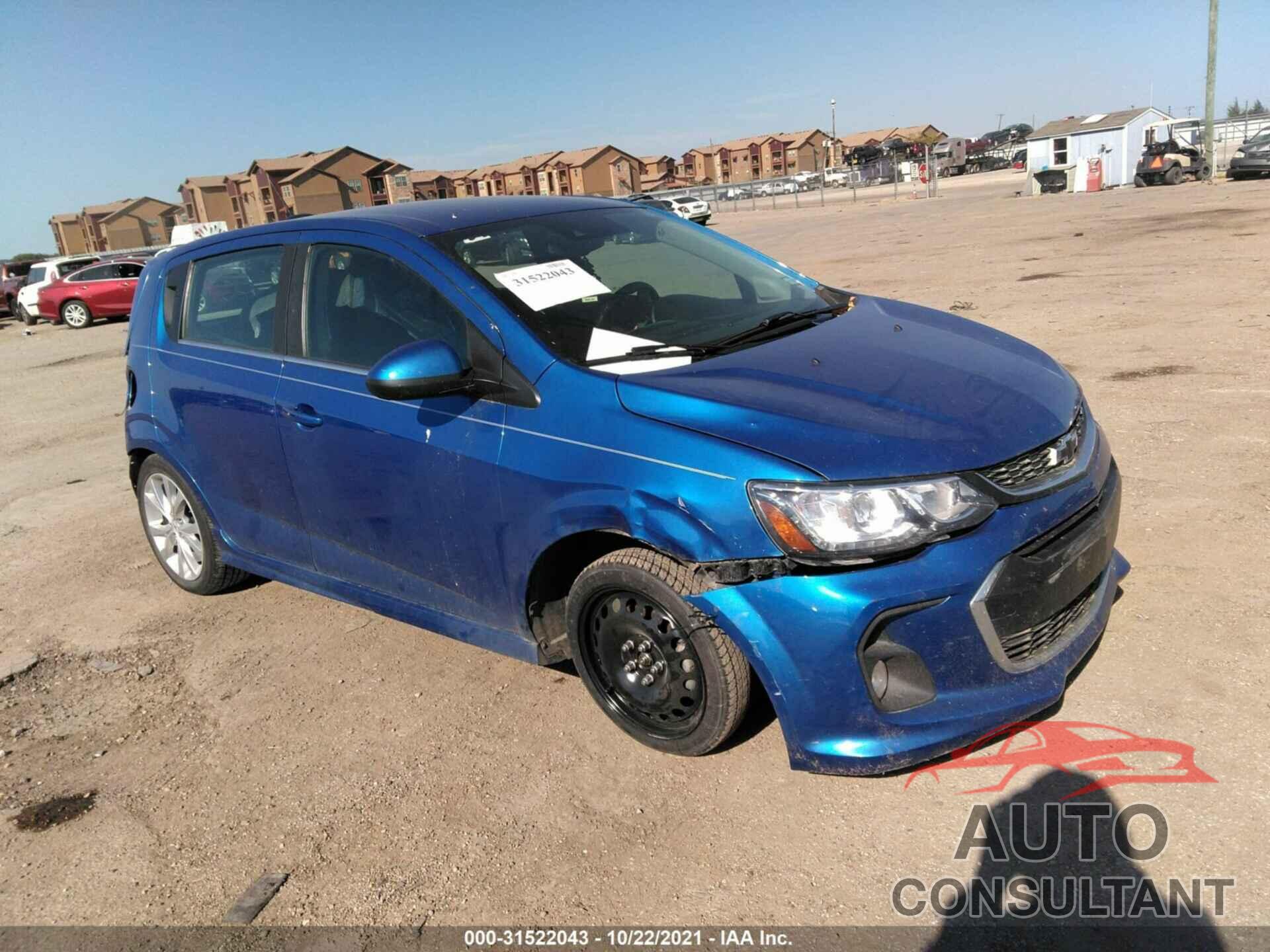 CHEVROLET SONIC 2018 - 1G1JD6SB0J4130681