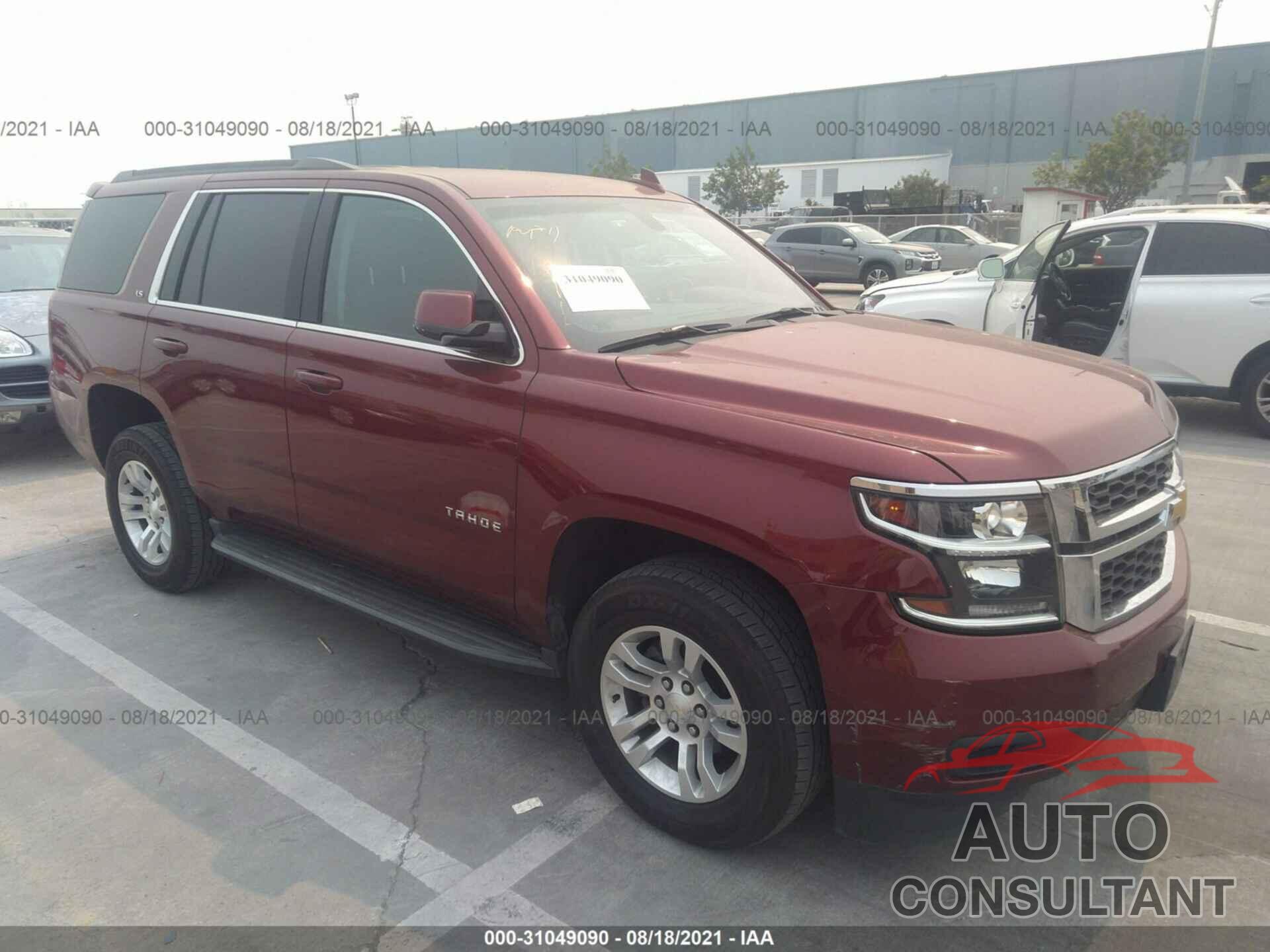 CHEVROLET TAHOE 2016 - 1GNSCAKC6GR480975