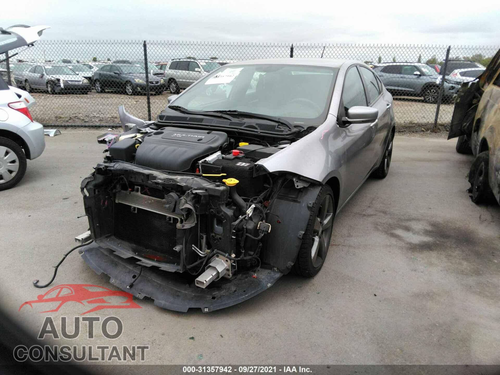 DODGE DART 2016 - 1C3CDFEB8GD680865
