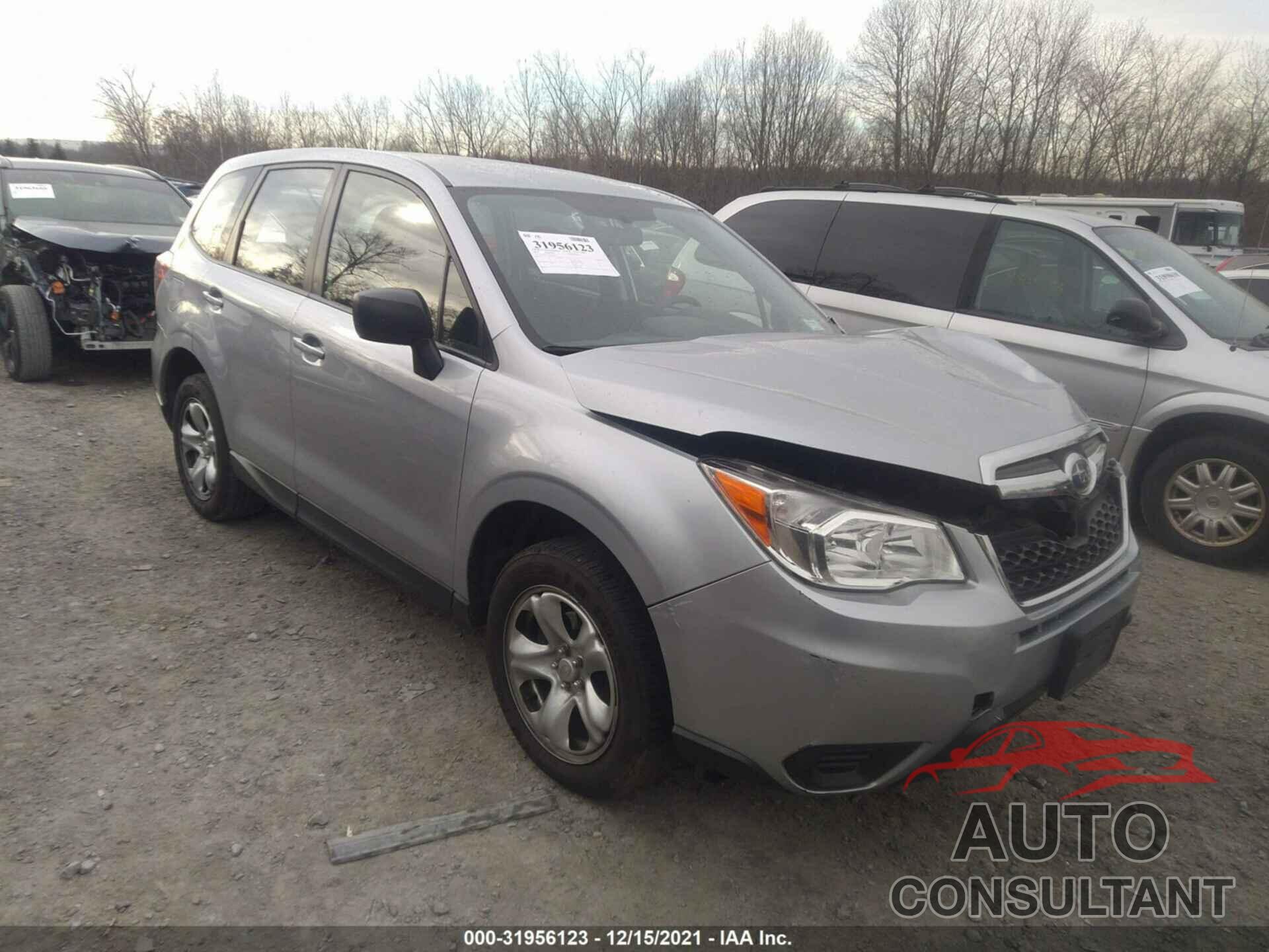 SUBARU FORESTER 2016 - JF2SJAAC5GG490183