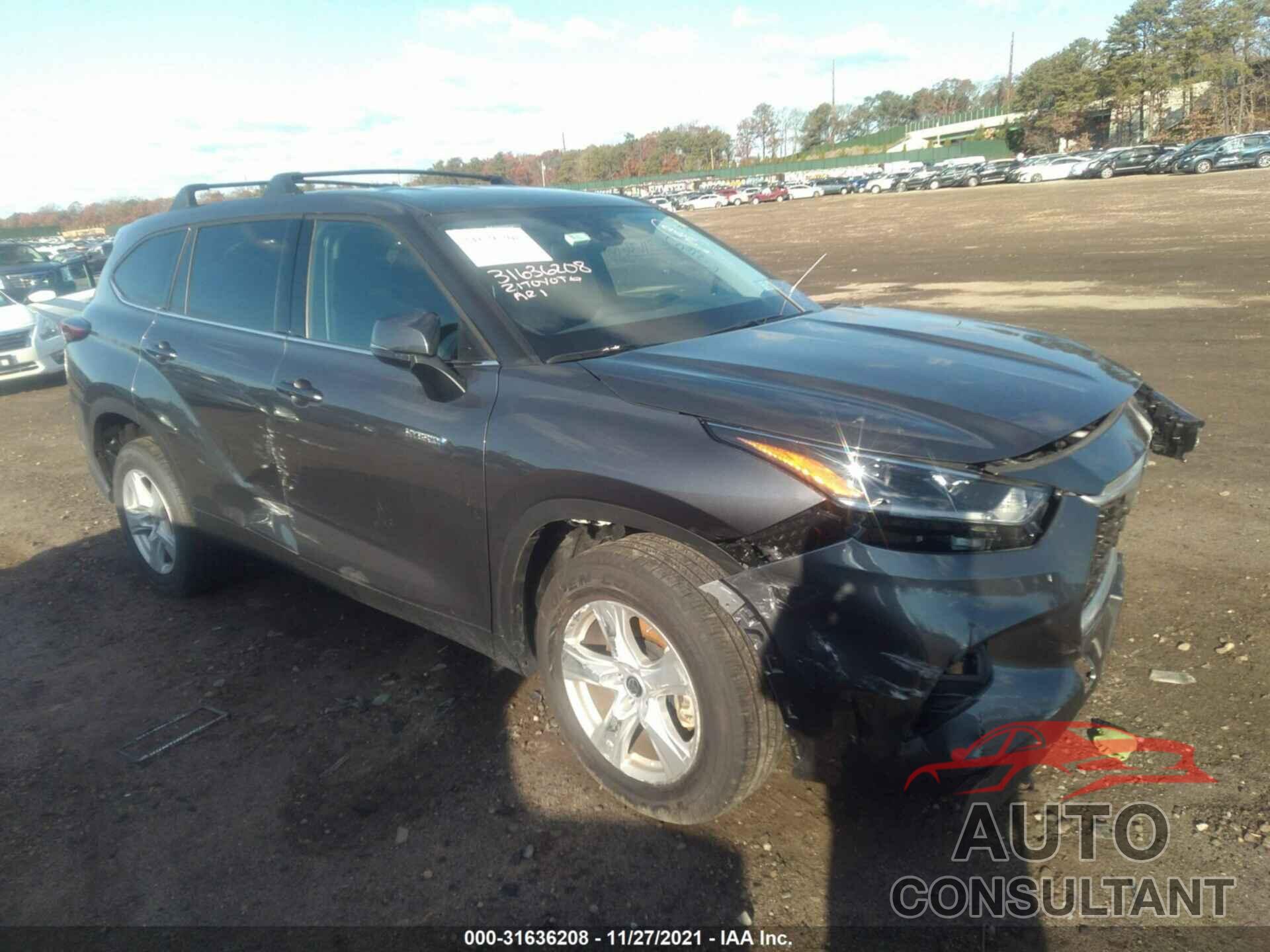 TOYOTA HIGHLANDER 2021 - 5TDZARAH1MS507148