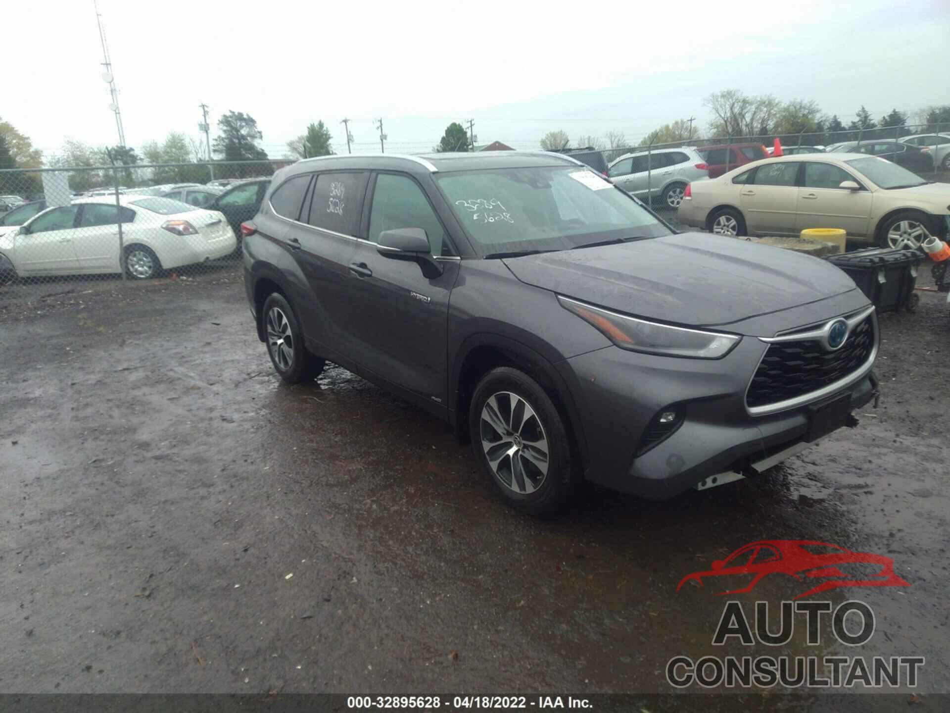 TOYOTA HIGHLANDER 2021 - 5TDGBRCHXMS525830