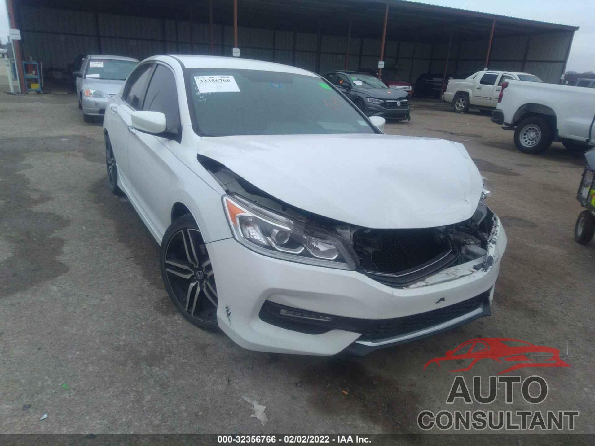 HONDA ACCORD SEDAN 2016 - 1HGCR2F52GA133530