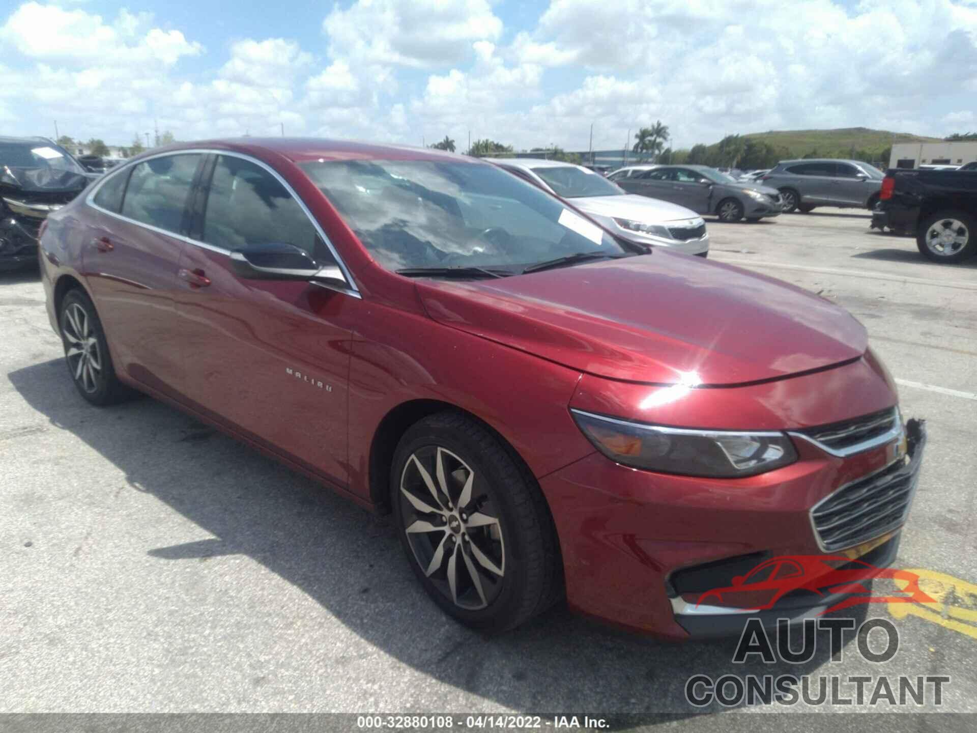 CHEVROLET MALIBU 2017 - 1G1ZE5ST7HF292597