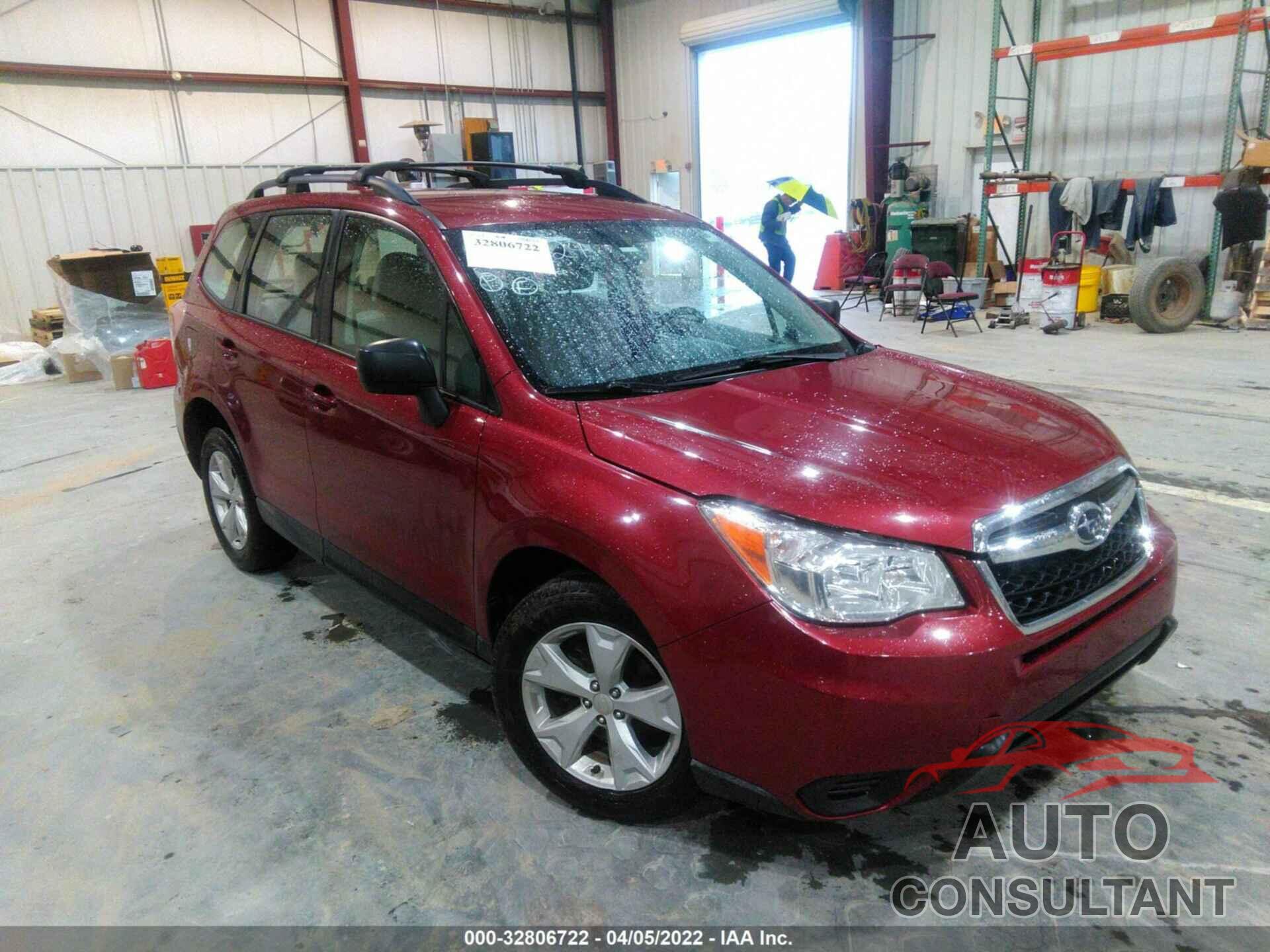 SUBARU FORESTER 2016 - JF2SJABC7GH448624
