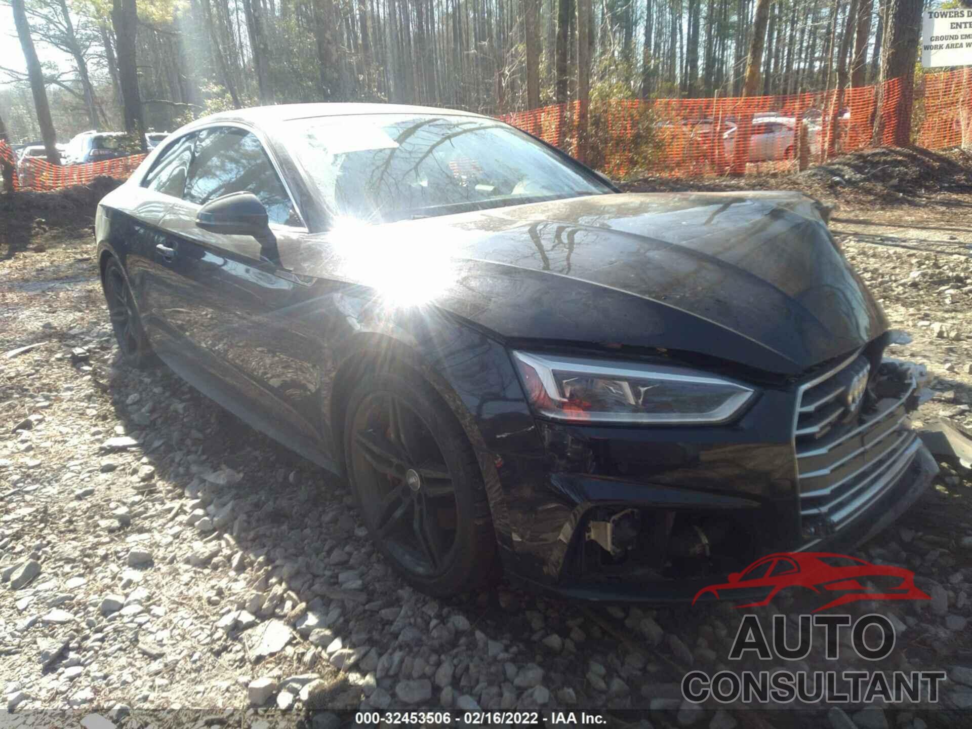 AUDI A5 COUPE 2018 - WAUUNAF56JA000511