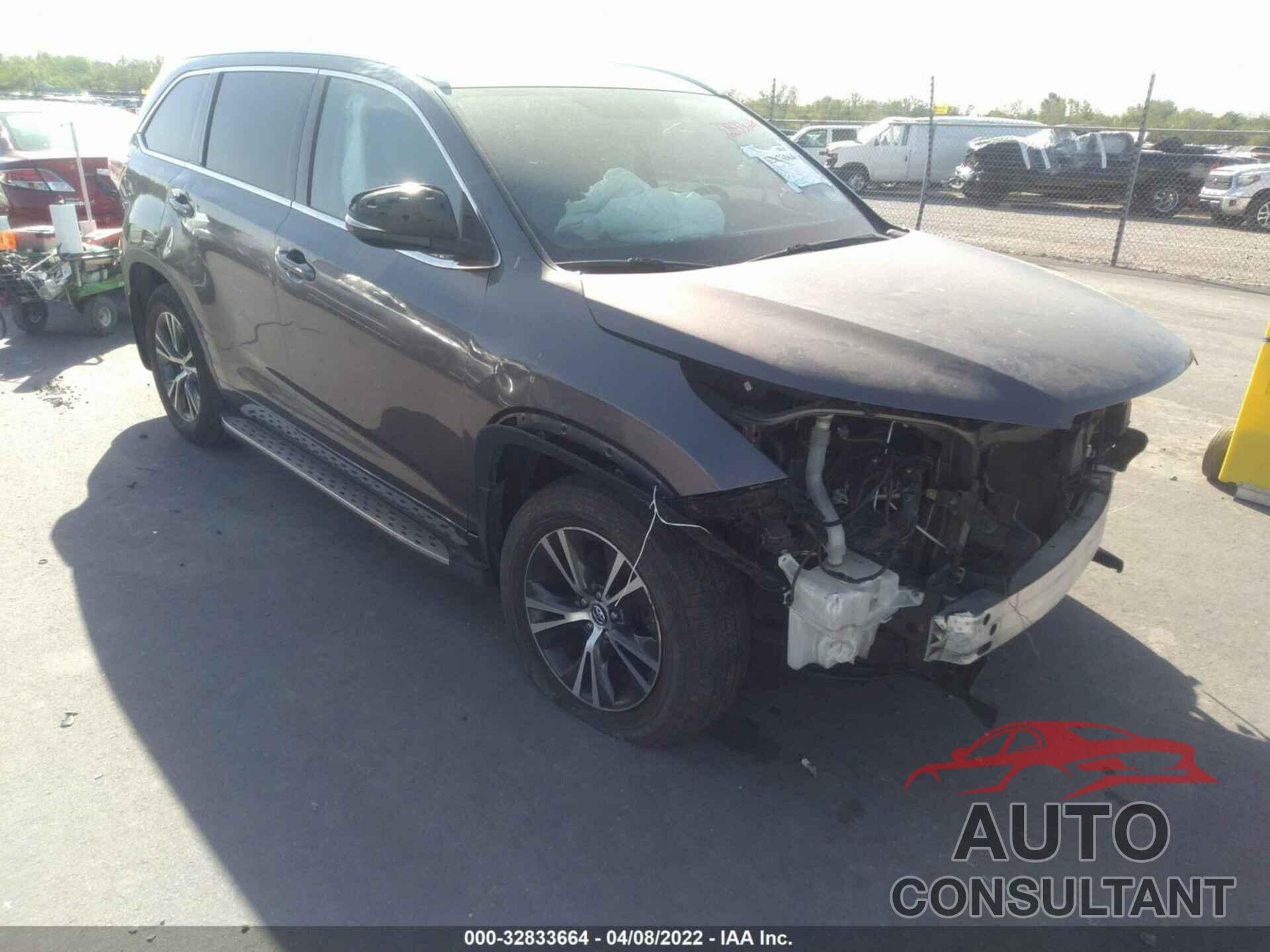 TOYOTA HIGHLANDER 2016 - 5TDKKRFH2GS156147