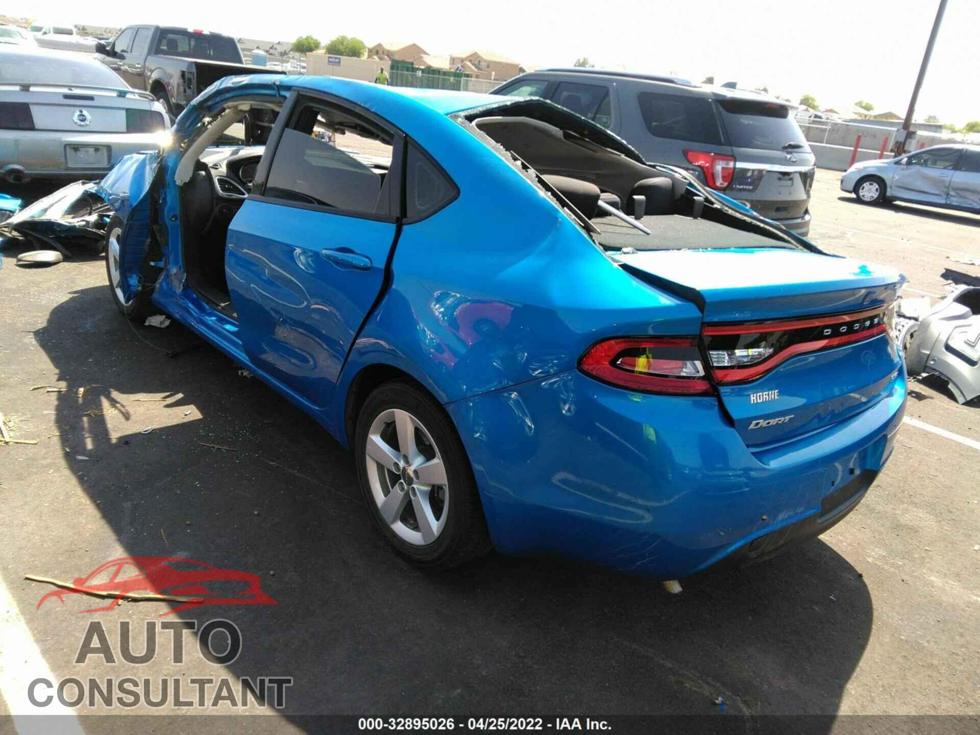 DODGE DART 2016 - 1C3CDFBB1GD728713