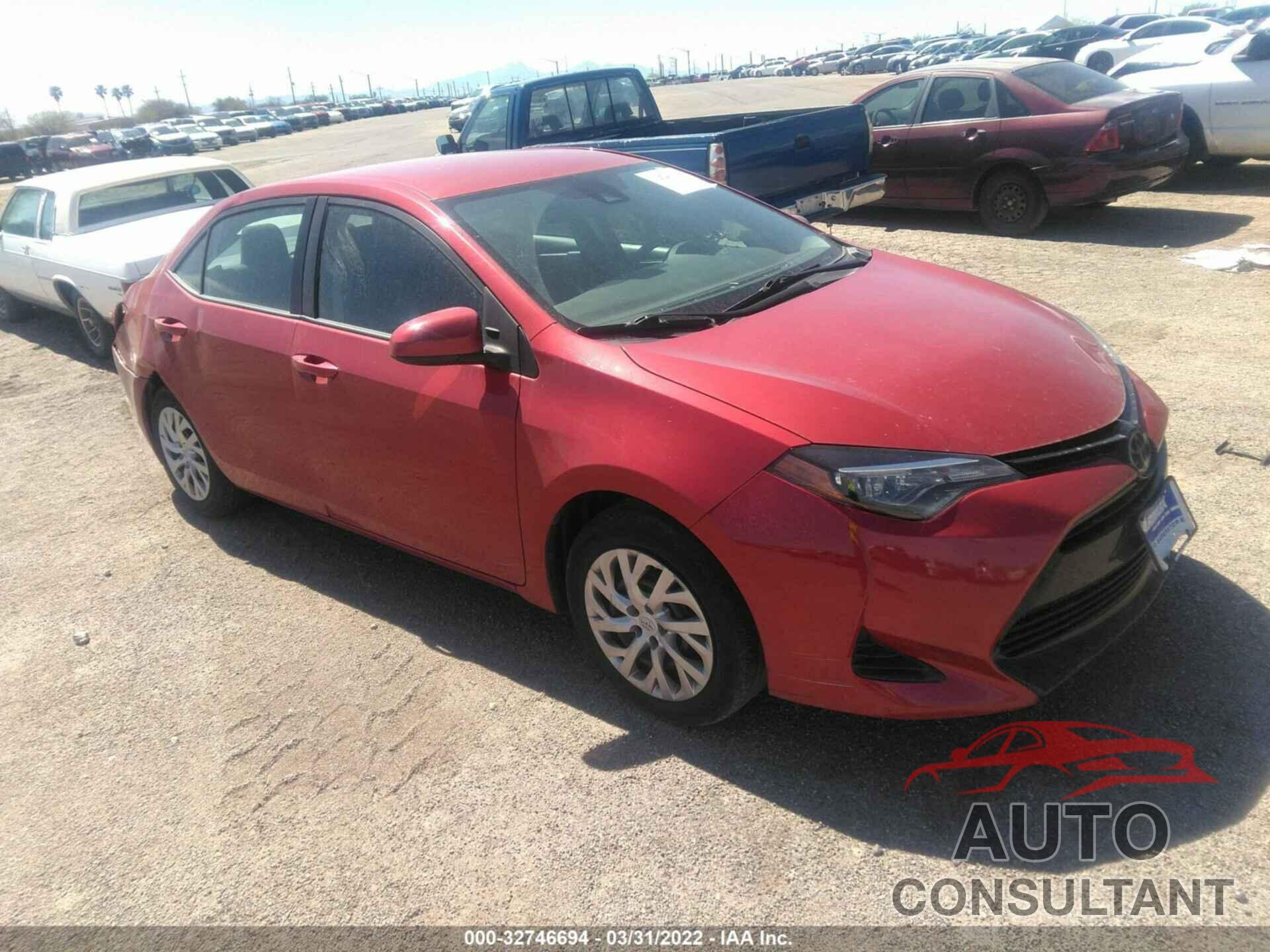 TOYOTA COROLLA 2019 - 2T1BURHE9KC237824