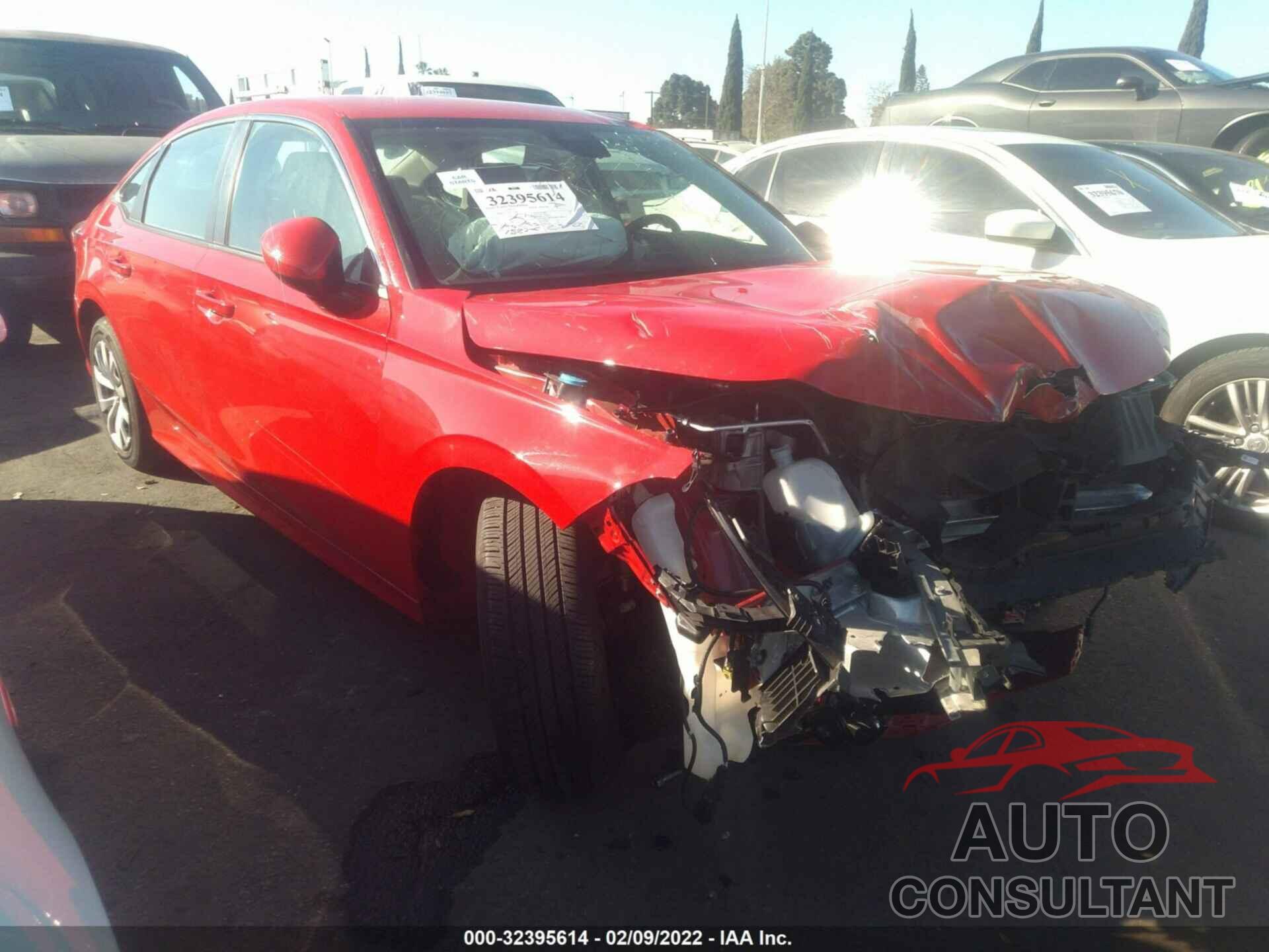 HONDA CIVIC SEDAN 2022 - 2HGFE2F21NH513780