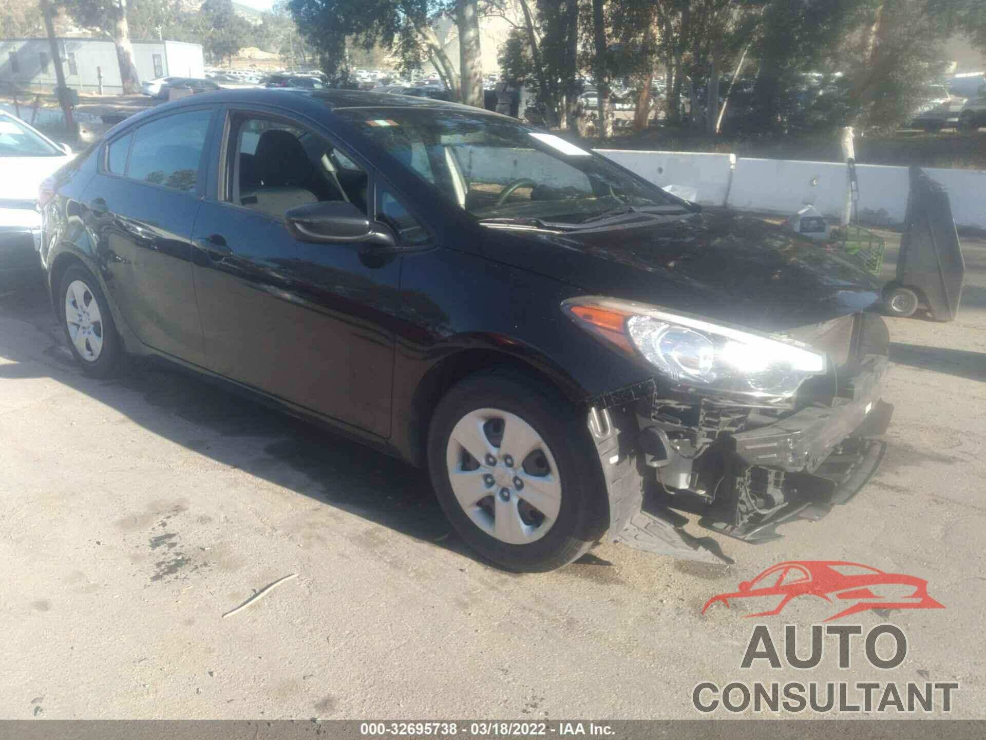 KIA FORTE 2016 - KNAFK4A66G5485575