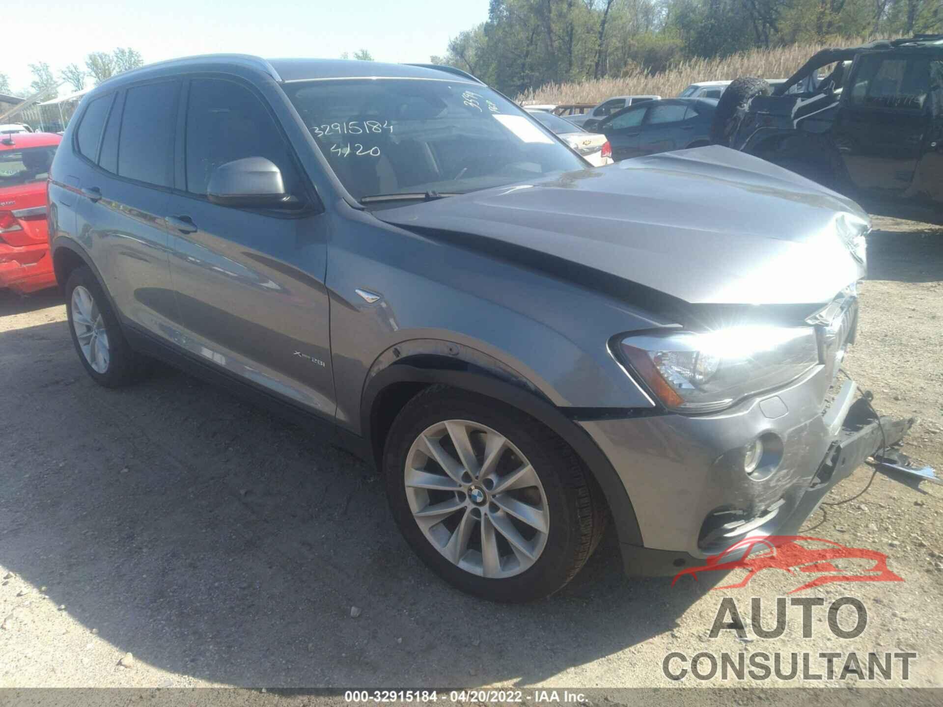 BMW X3 2016 - 5UXWX9C53G0D73594