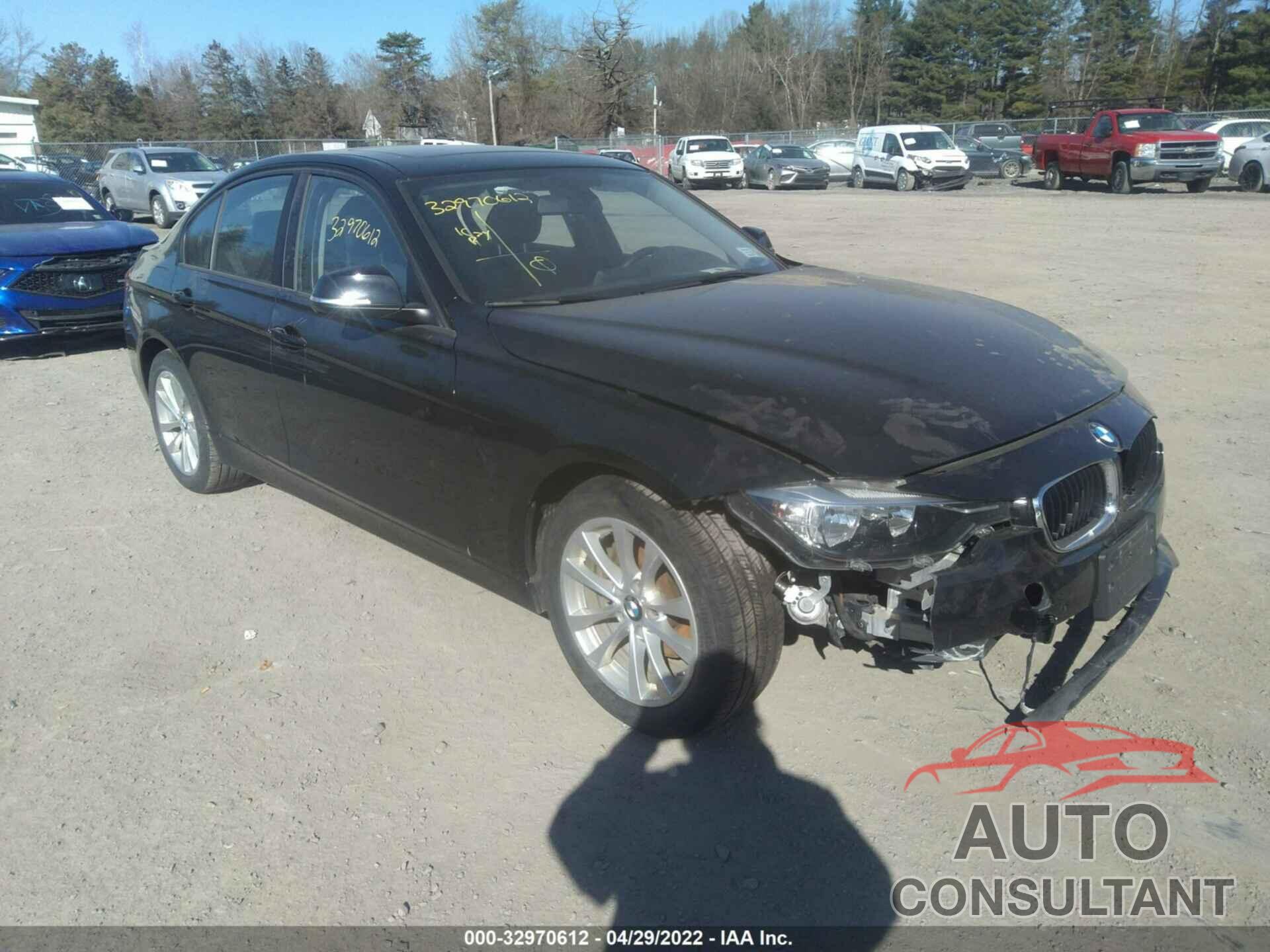BMW 3 SERIES 2017 - WBA8E5G51HNU22535