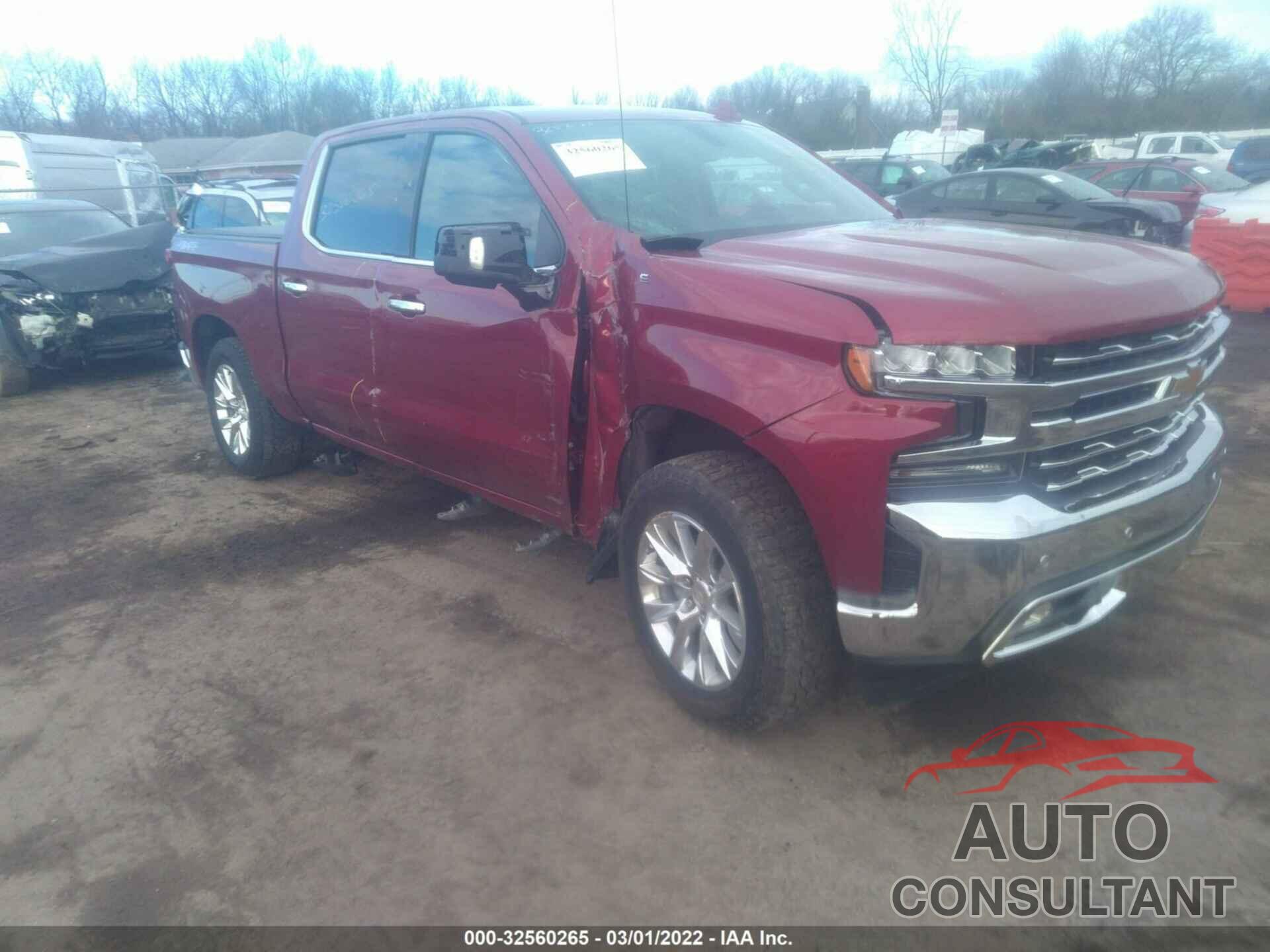 CHEVROLET SILVERADO 1500 2020 - 1GCUYGED8LZ284685