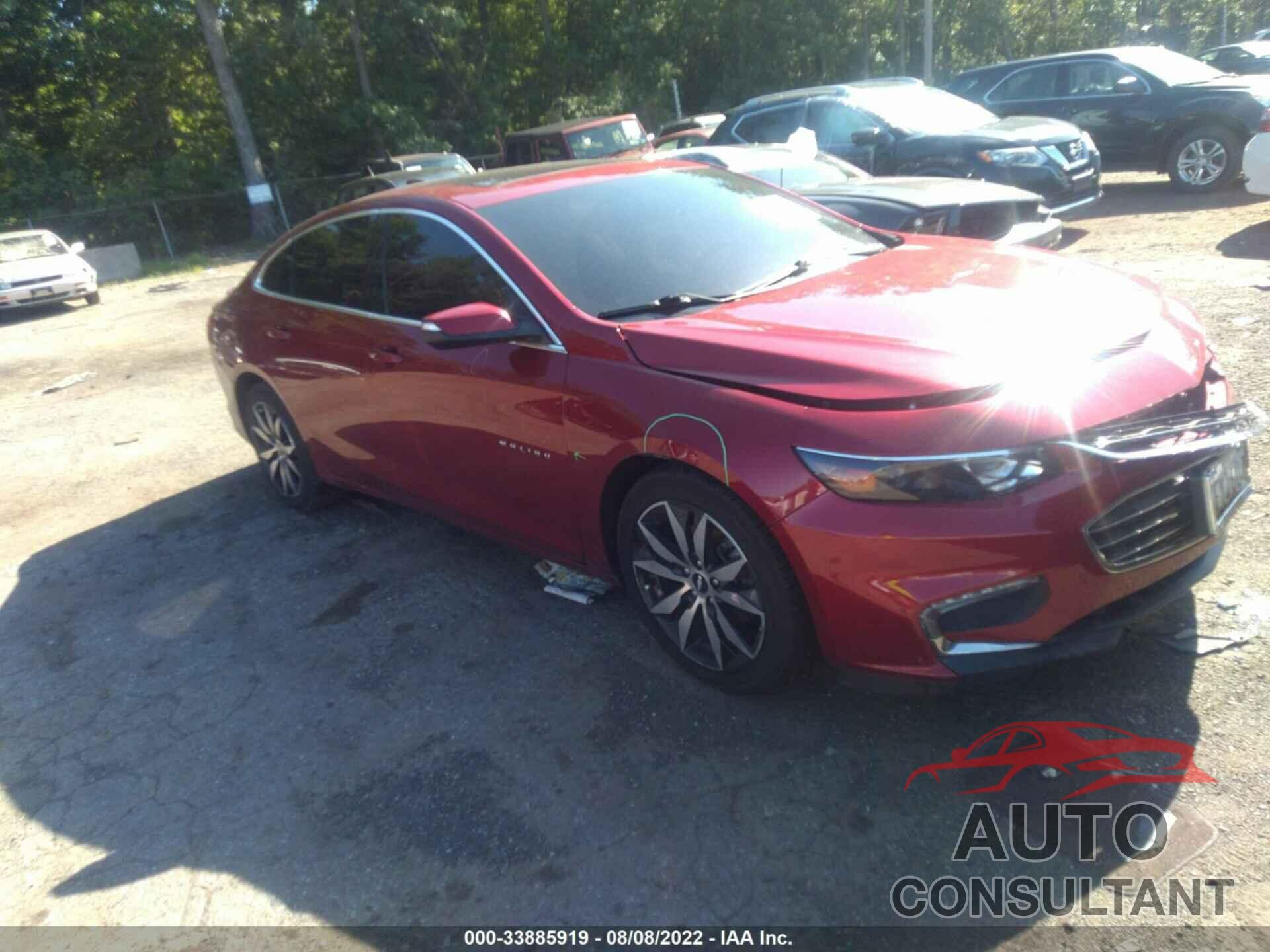 CHEVROLET MALIBU 2017 - 1G1ZE5ST1HF210198