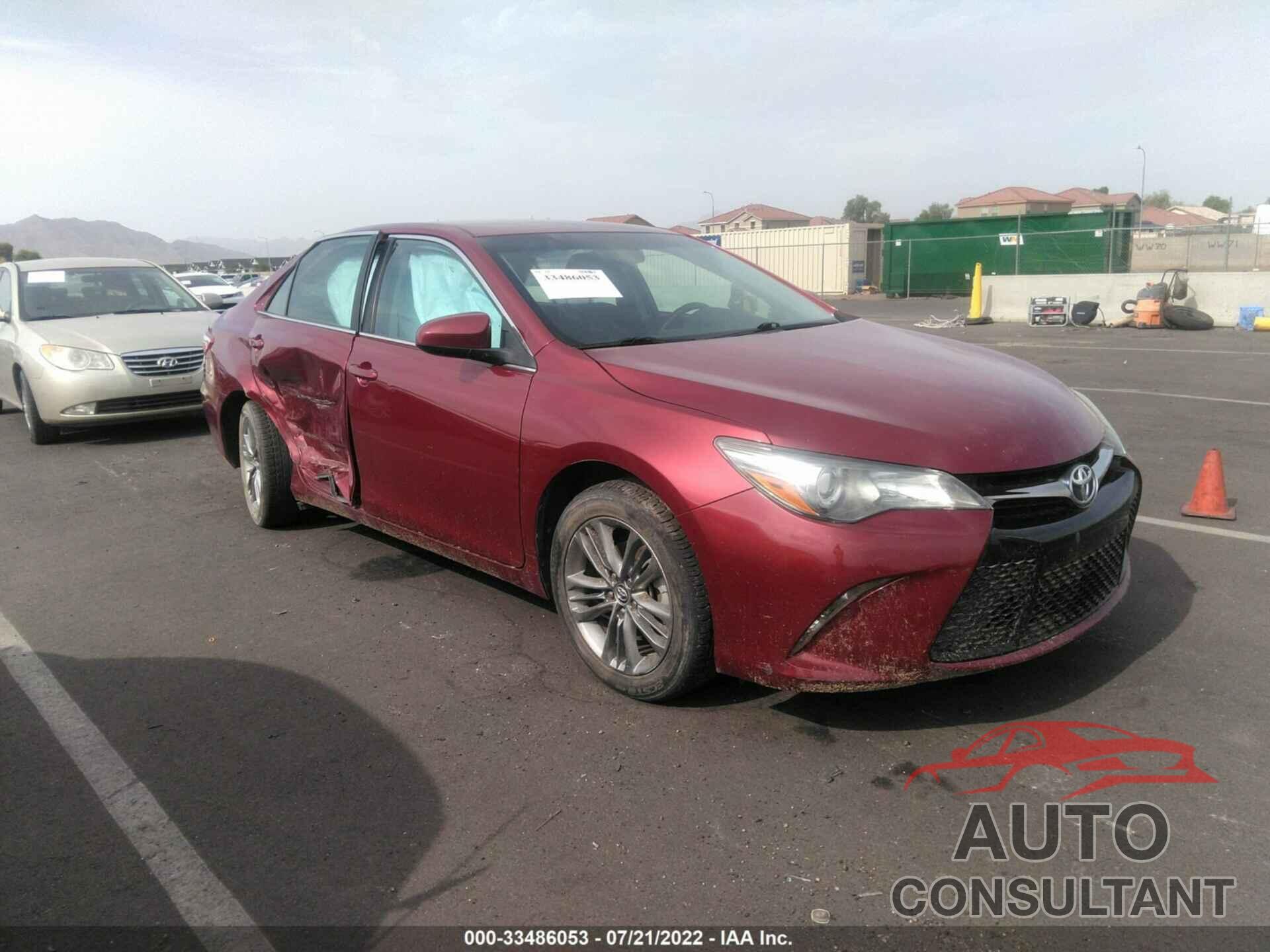TOYOTA CAMRY 2017 - 4T1BF1FK4HU621831