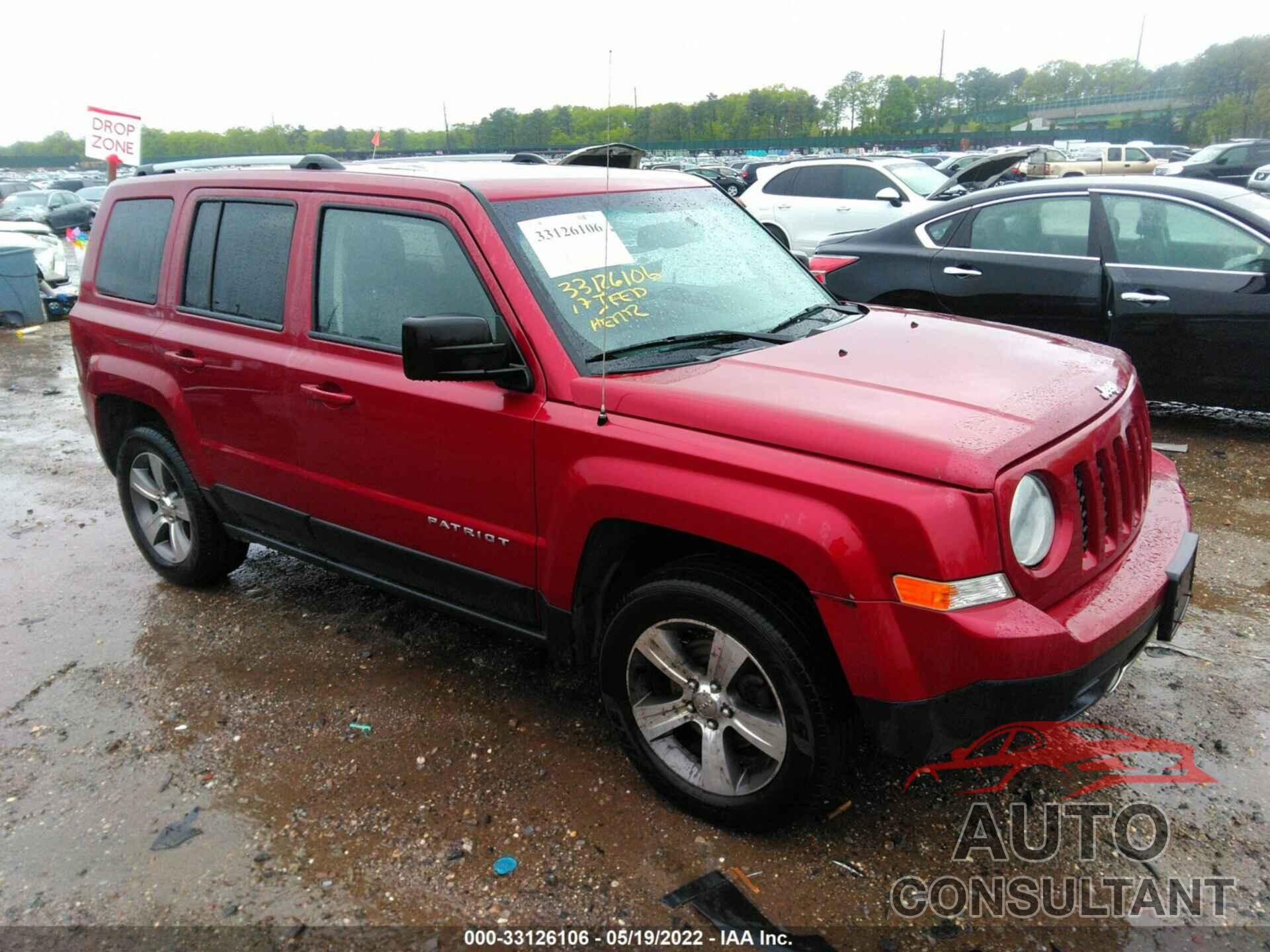 JEEP PATRIOT 2017 - 1C4NJRFB5HD152263