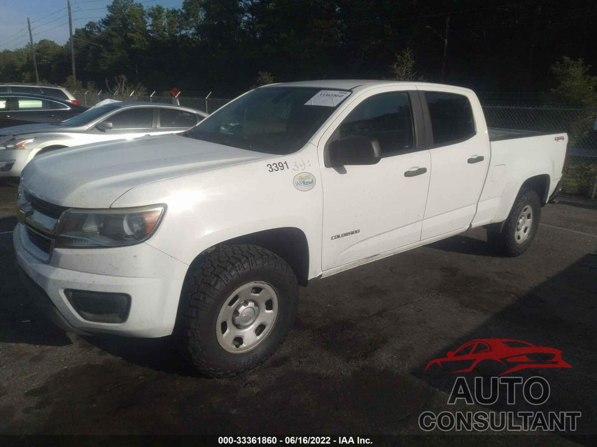 CHEVROLET COLORADO 2016 - 1GCGTBE39G1207950