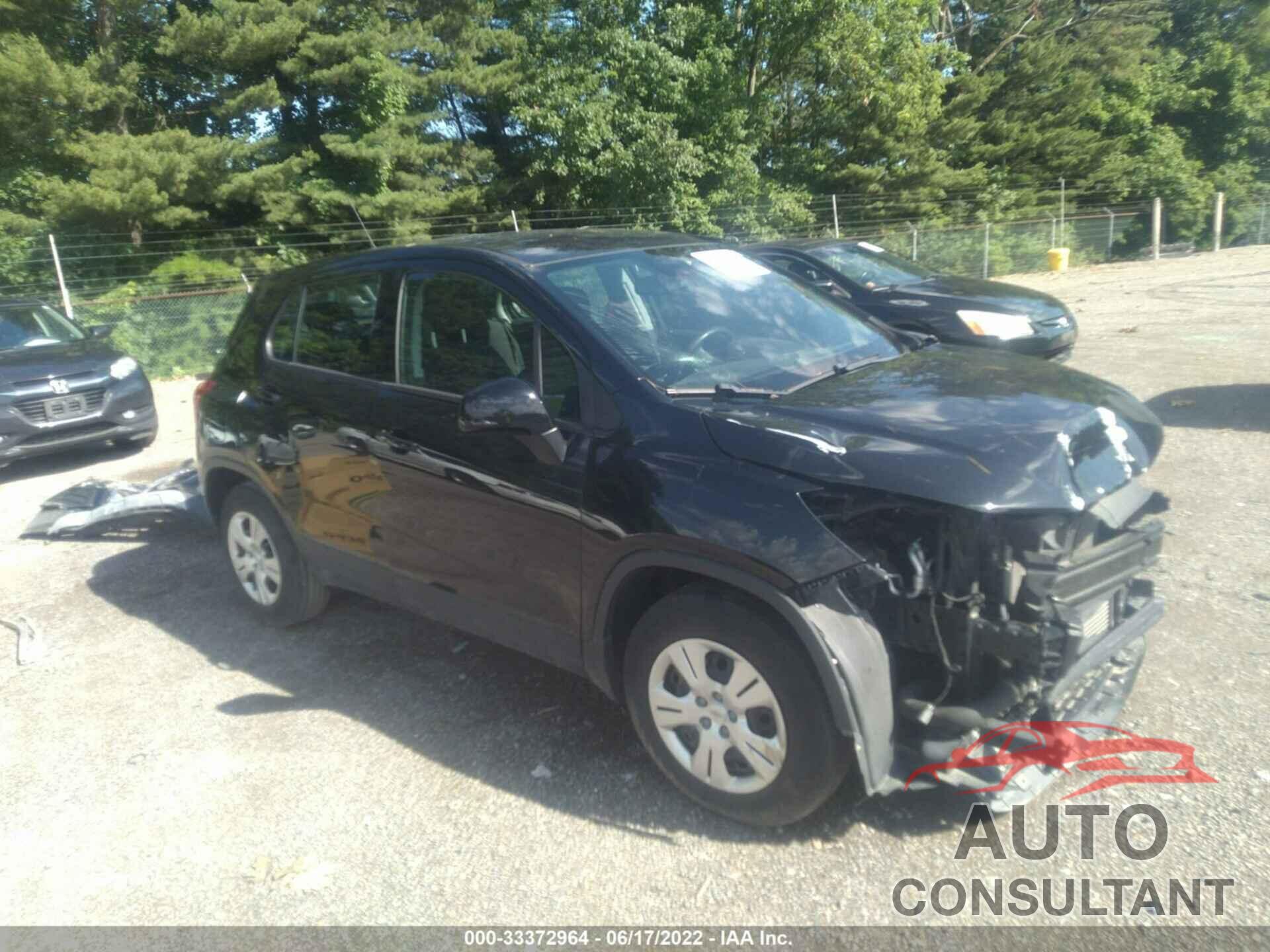 CHEVROLET TRAX 2017 - 3GNCJKSB2HL197375