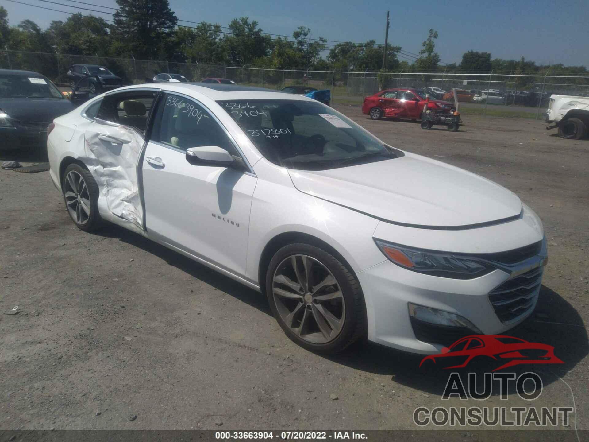 CHEVROLET MALIBU 2020 - 1G1ZE5SX7LF055314