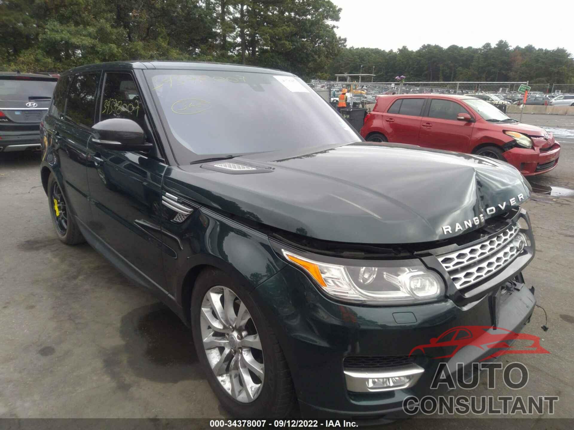 LAND ROVER RANGE ROVER SPORT 2016 - SALWR2VF0GA578928