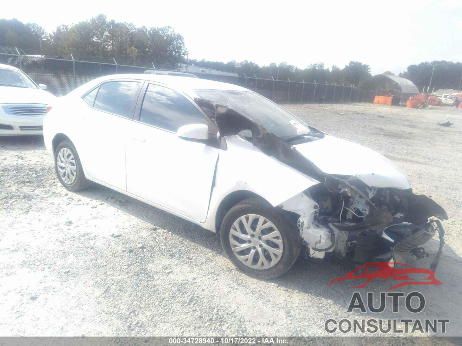 TOYOTA COROLLA 2018 - 5YFBURHE1JP747468