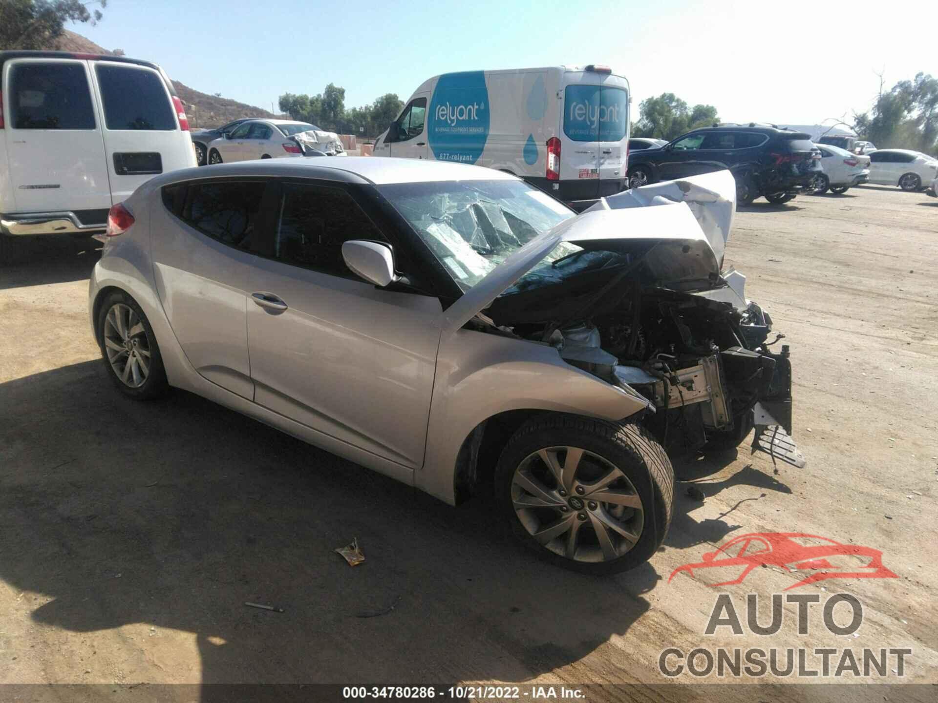 HYUNDAI VELOSTER 2017 - KMHTC6ADXHU324680