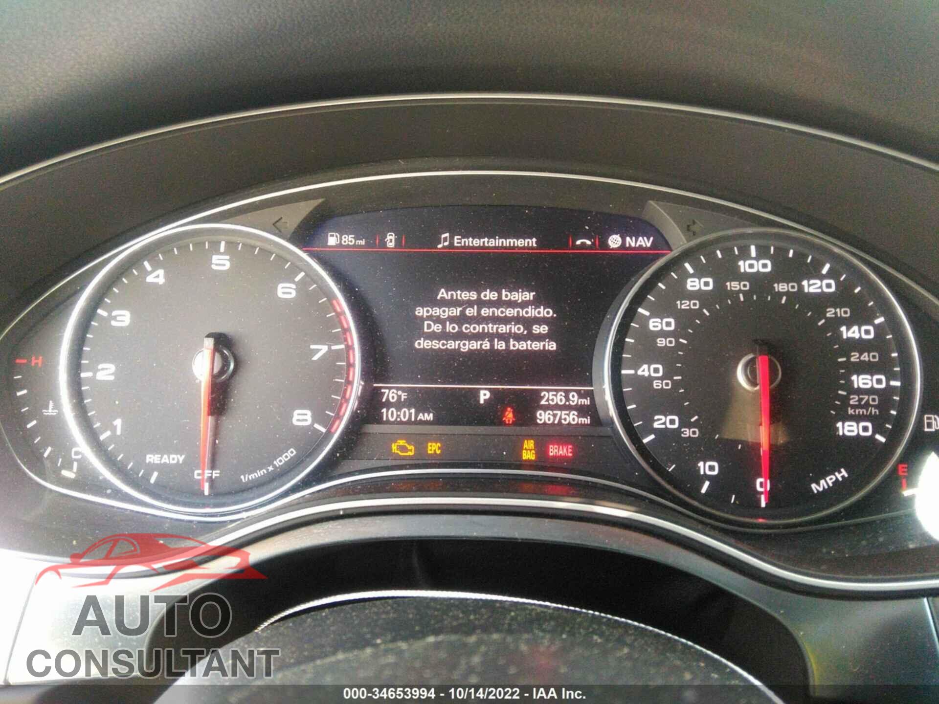 AUDI A7 2017 - WAUW2AFC1HN056584