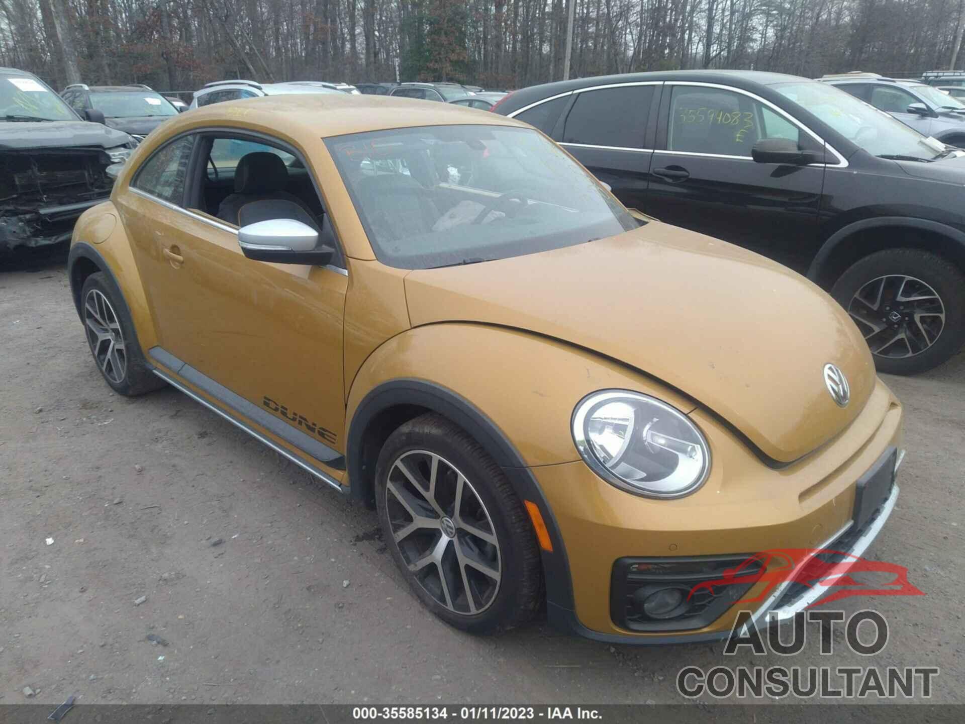 VOLKSWAGEN BEETLE COUPE 2016 - 3VWS17AT3GM621339