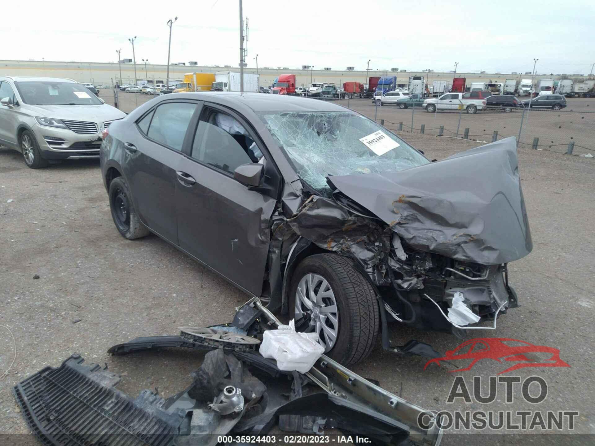 TOYOTA COROLLA 2019 - 2T1BURHE0KC241647
