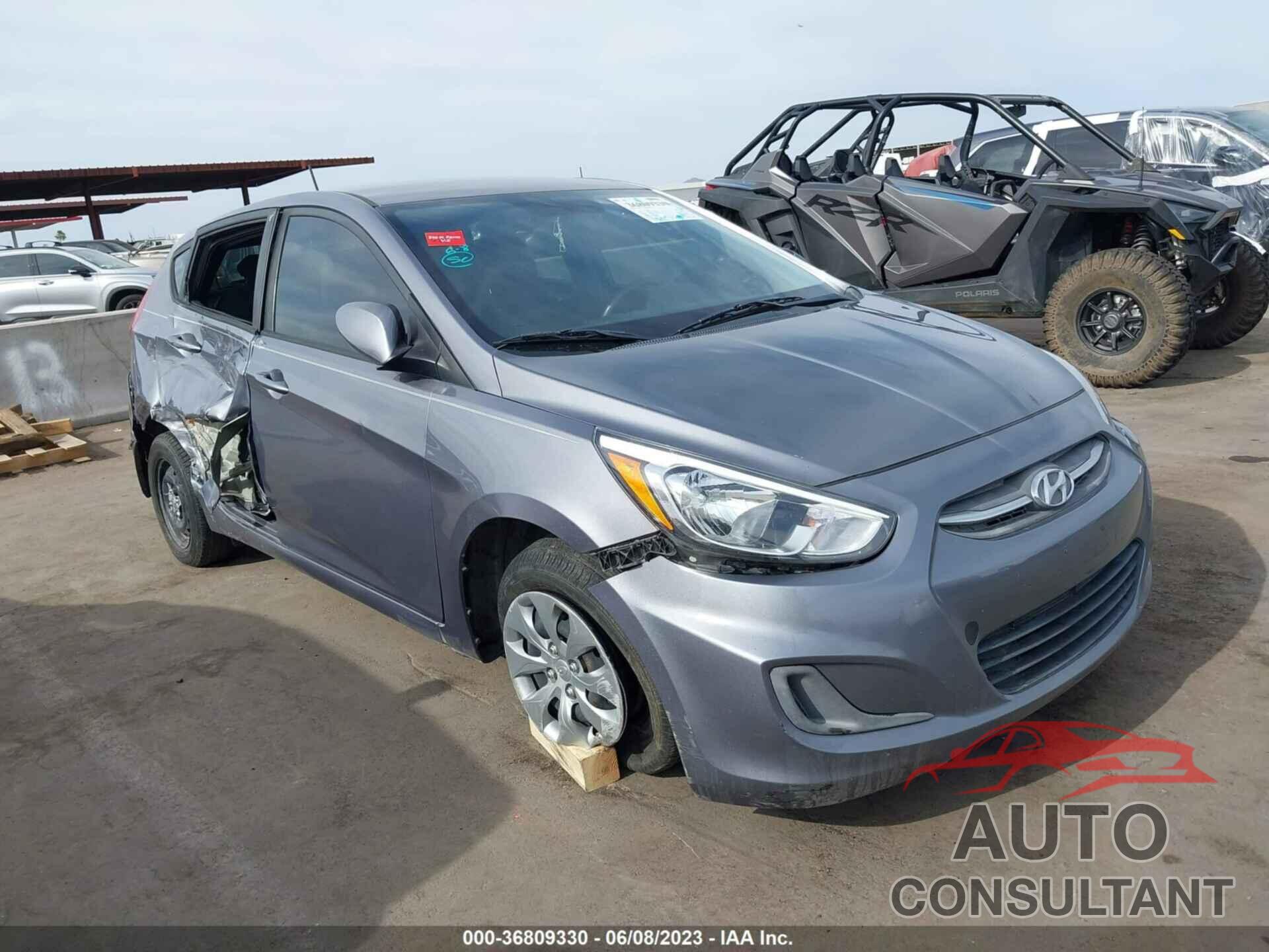 HYUNDAI ACCENT 2017 - KMHCT5AEXHU340722