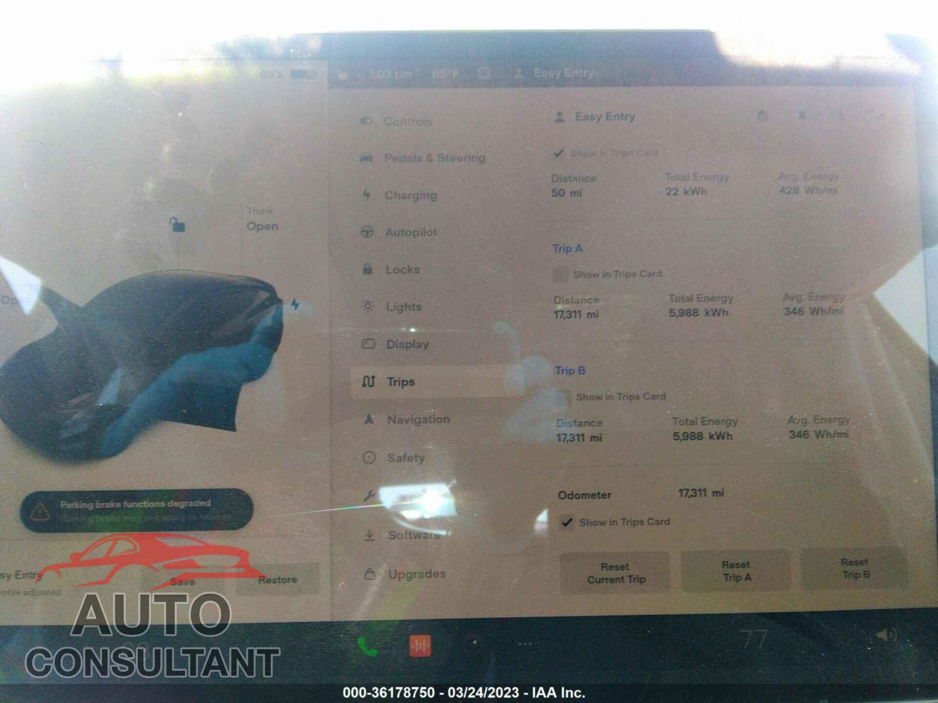 TESLA MODEL Y 2022 - 7SAYGDEF2NF512891