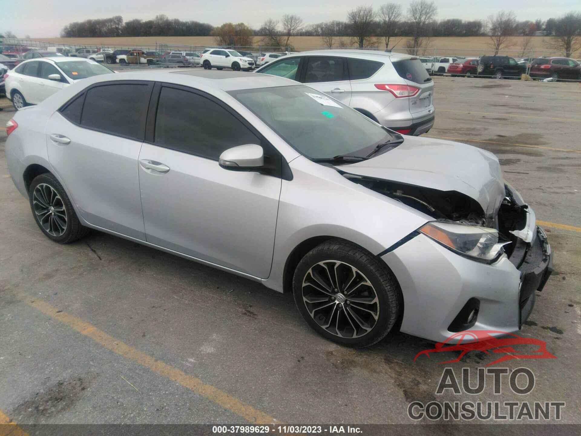 TOYOTA COROLLA 2015 - 5YFBURHE2FP337186