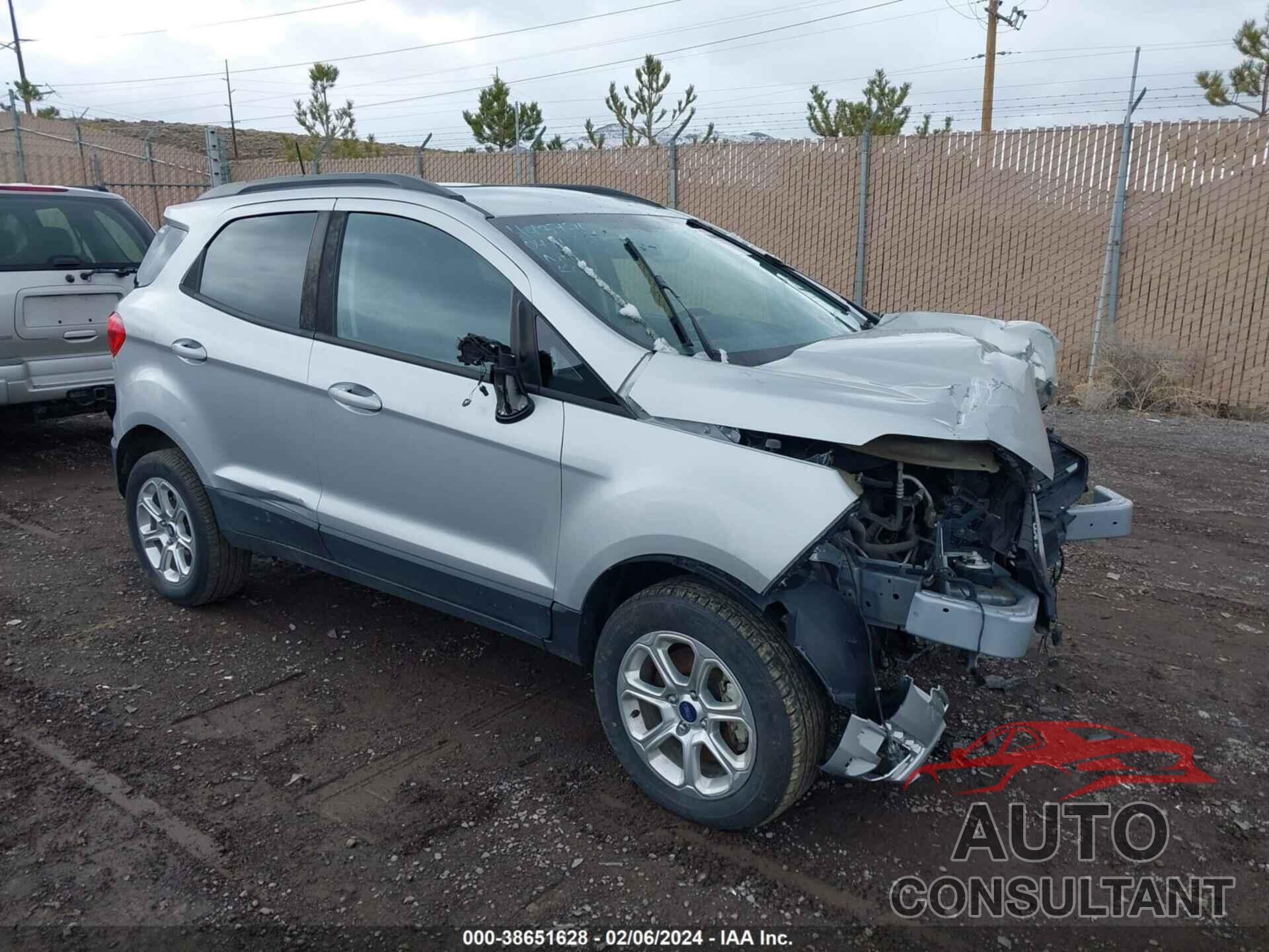 FORD ECOSPORT 2018 - MAJ6P1UL8JC230391