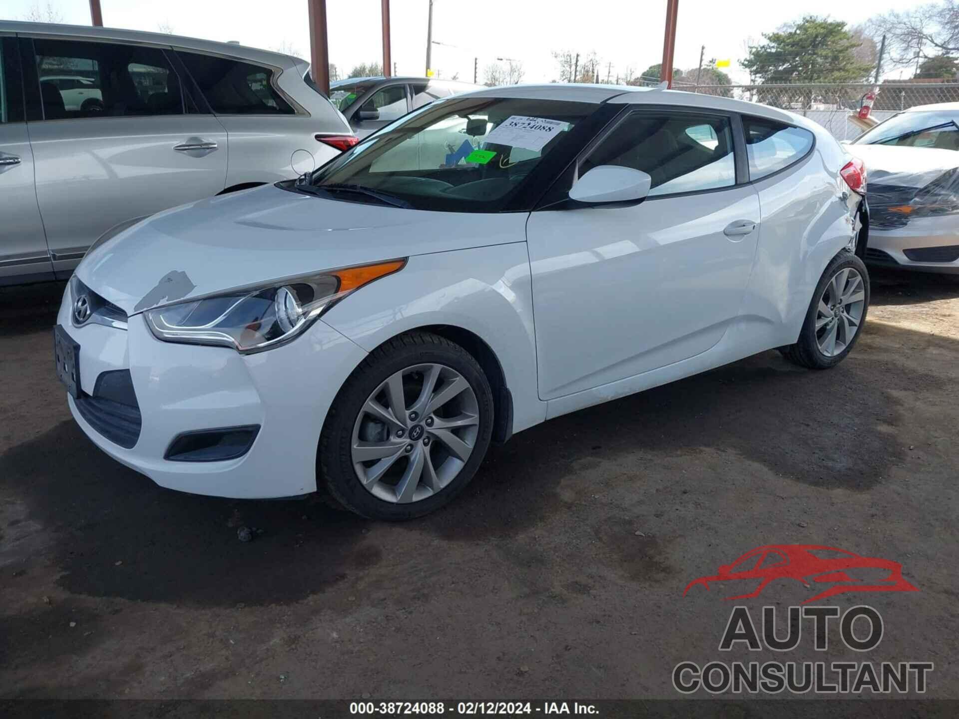 HYUNDAI VELOSTER 2016 - KMHTC6AD6GU300505