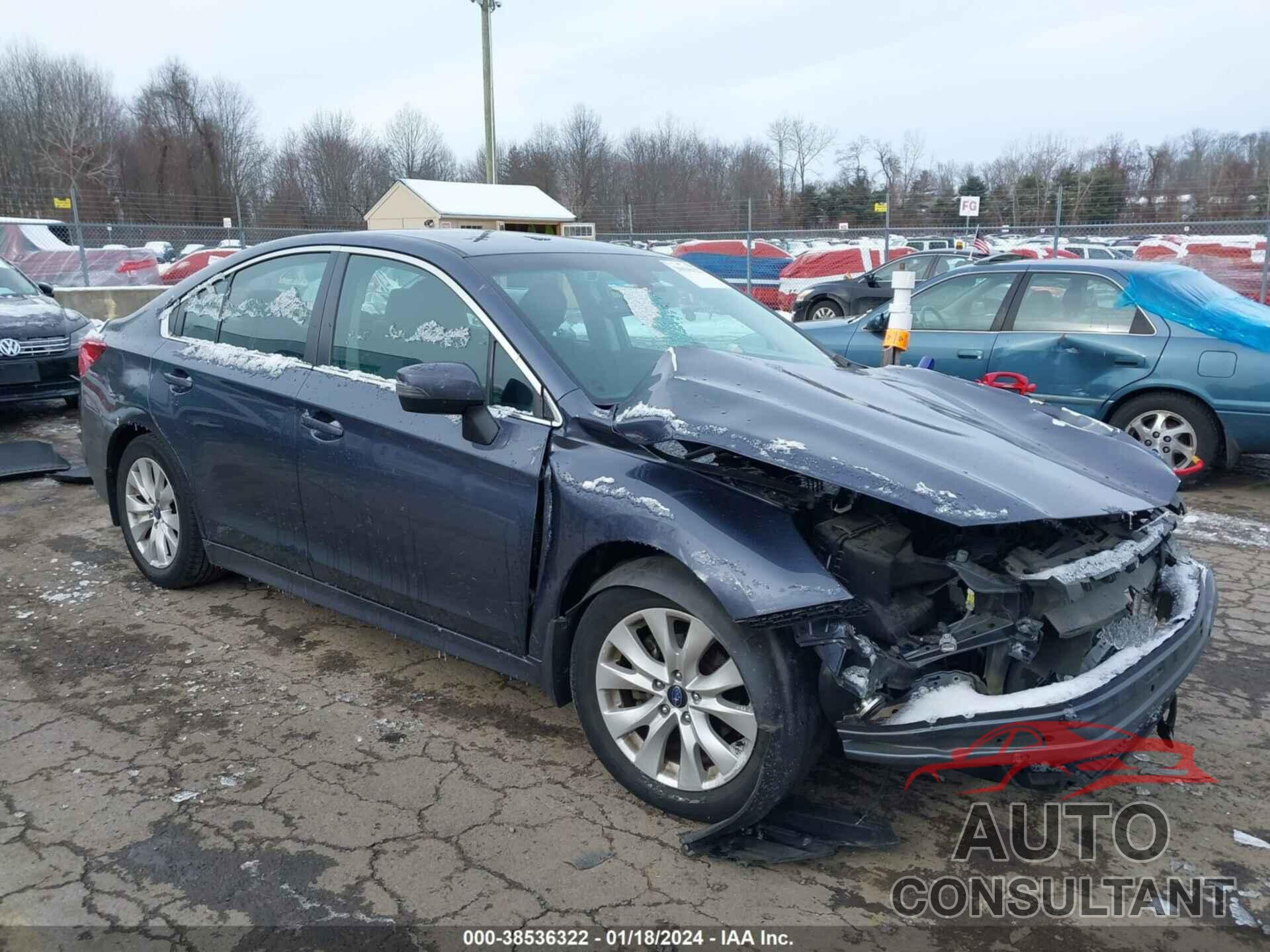 SUBARU LEGACY 2017 - 4S3BNAF62H3045611