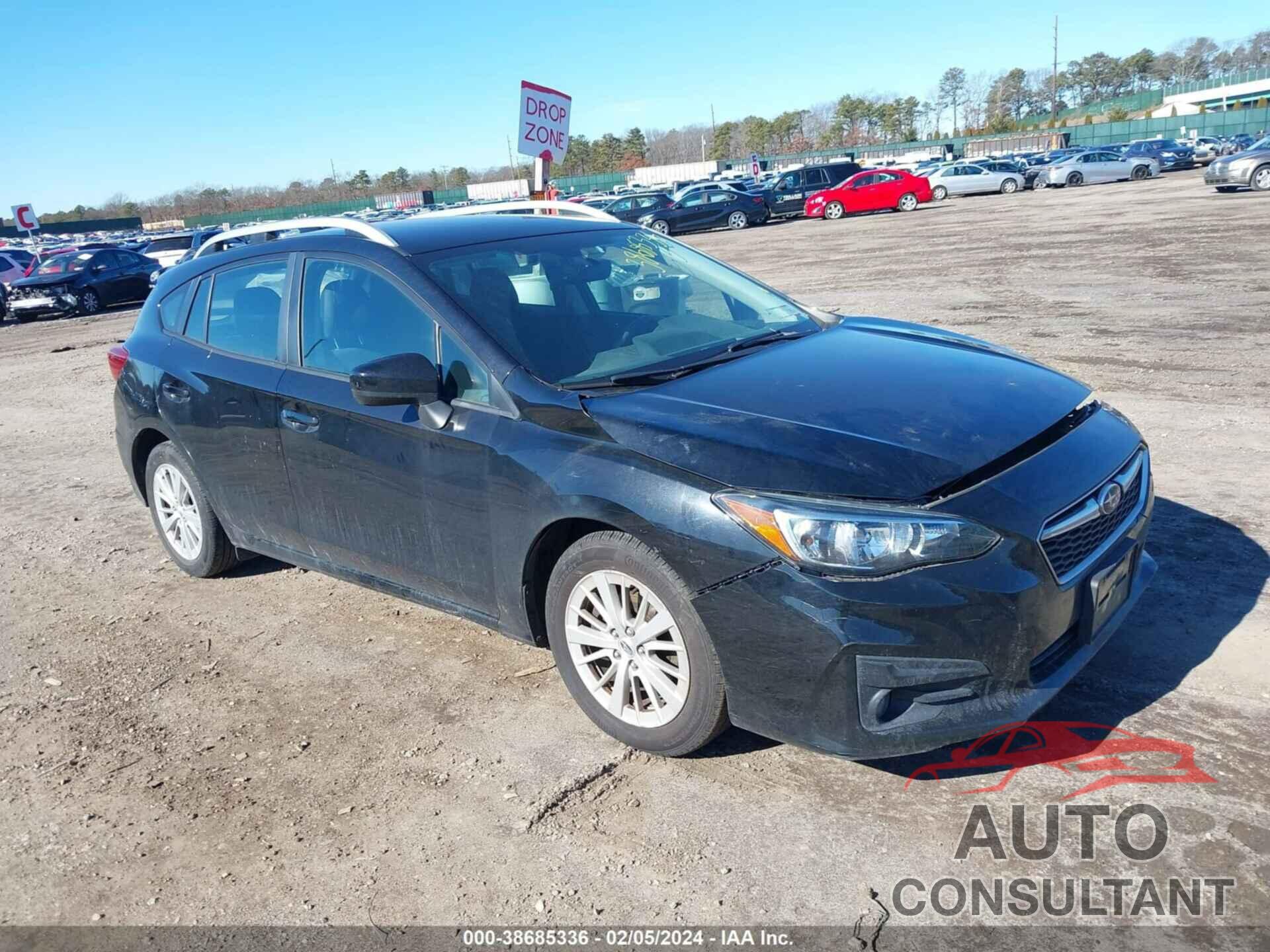 SUBARU IMPREZA 2018 - 4S3GTAD68J3746805