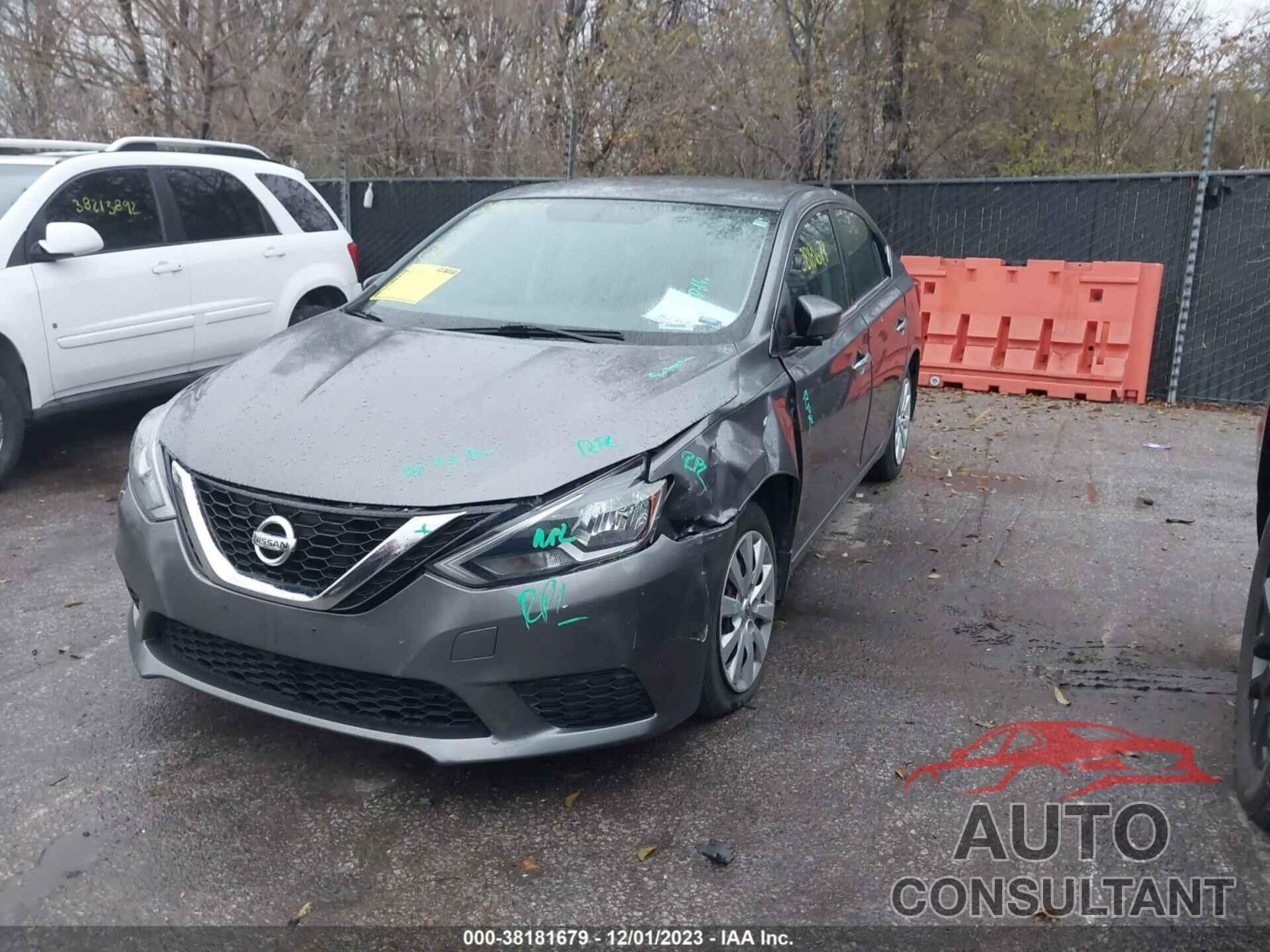 NISSAN SENTRA 2017 - 3N1AB7AP7HY205225