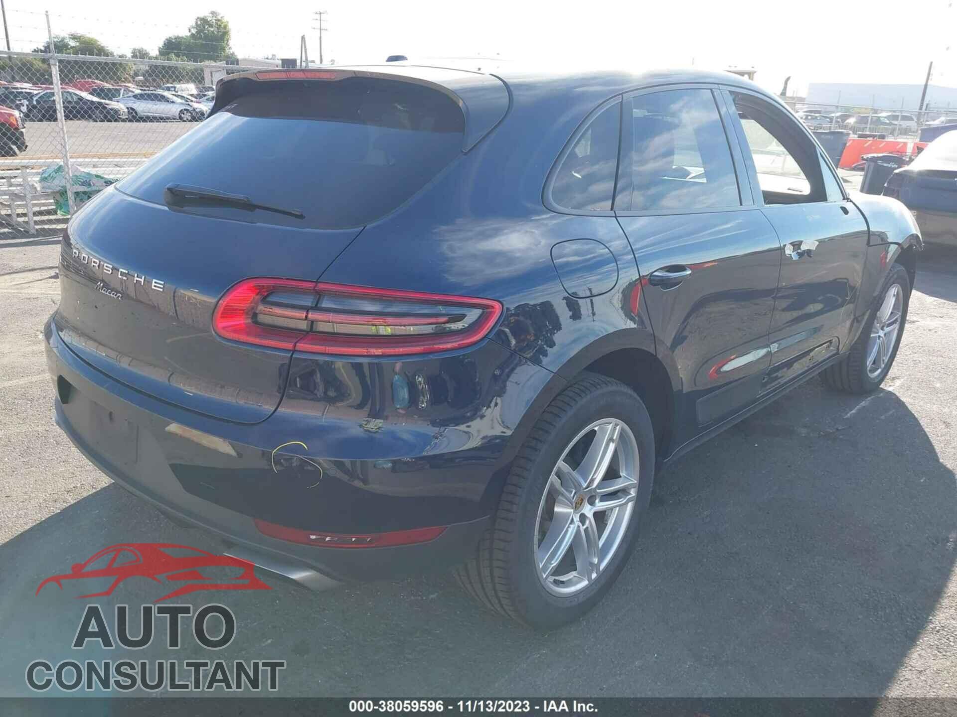 PORSCHE MACAN 2018 - WP1AA2A59JLB03701