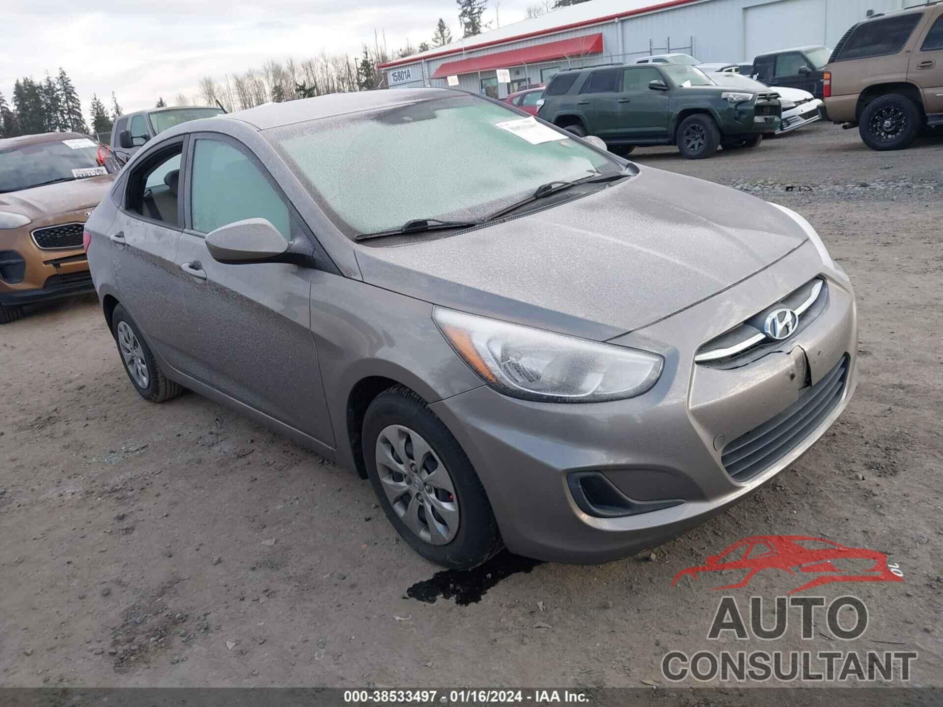 HYUNDAI ACCENT 2017 - KMHCT4AE3HU364550