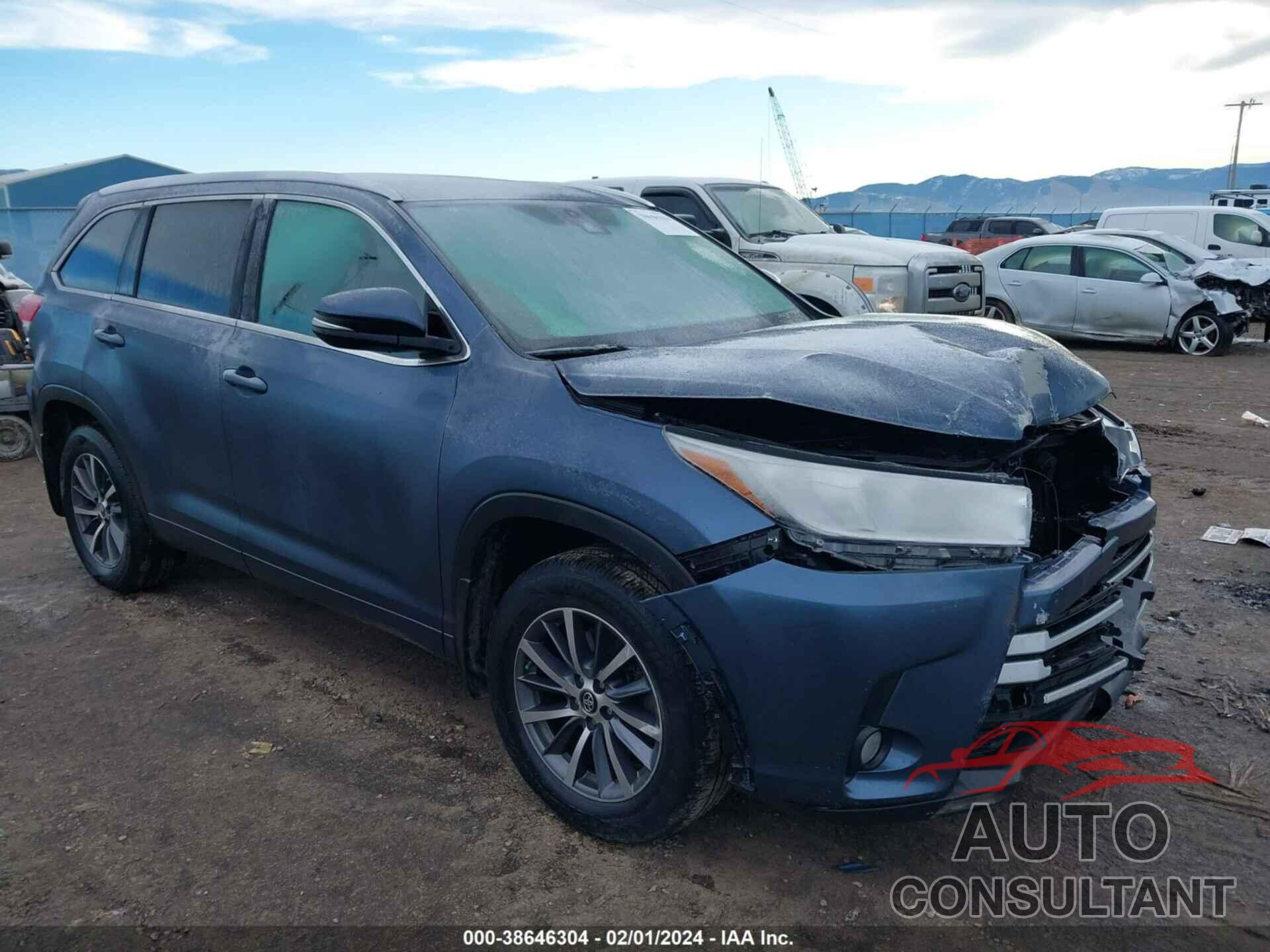 TOYOTA HIGHLANDER 2017 - 5TDJZRFH2HS459180