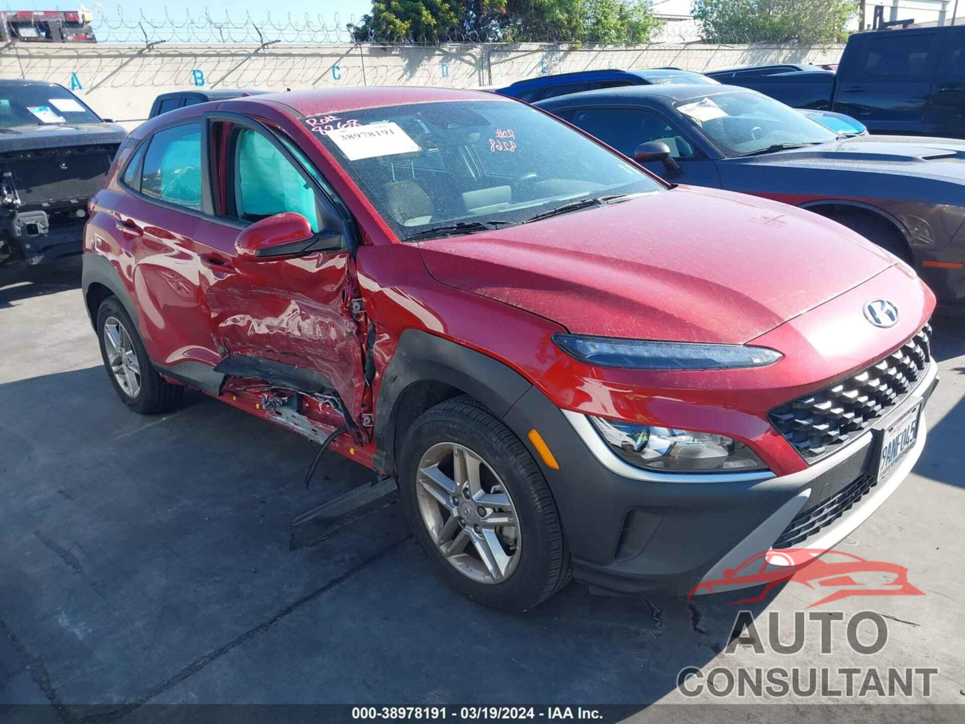 HYUNDAI KONA 2022 - KM8K22AB8NU886594