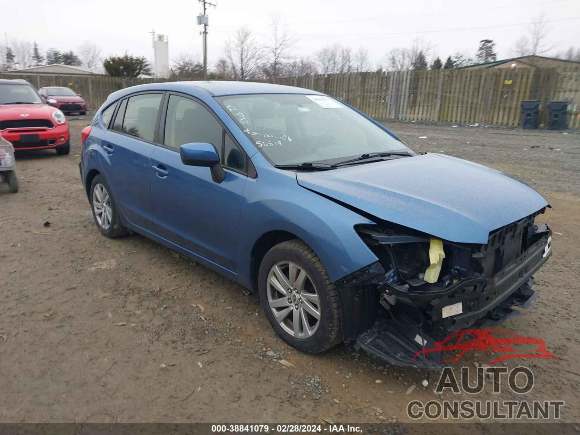 SUBARU IMPREZA 2016 - JF1GPAB61G8270048