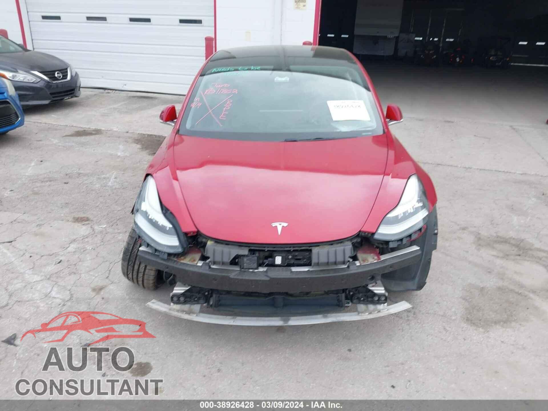 TESLA MODEL 3 2018 - 5YJ3E1EA9JF058505