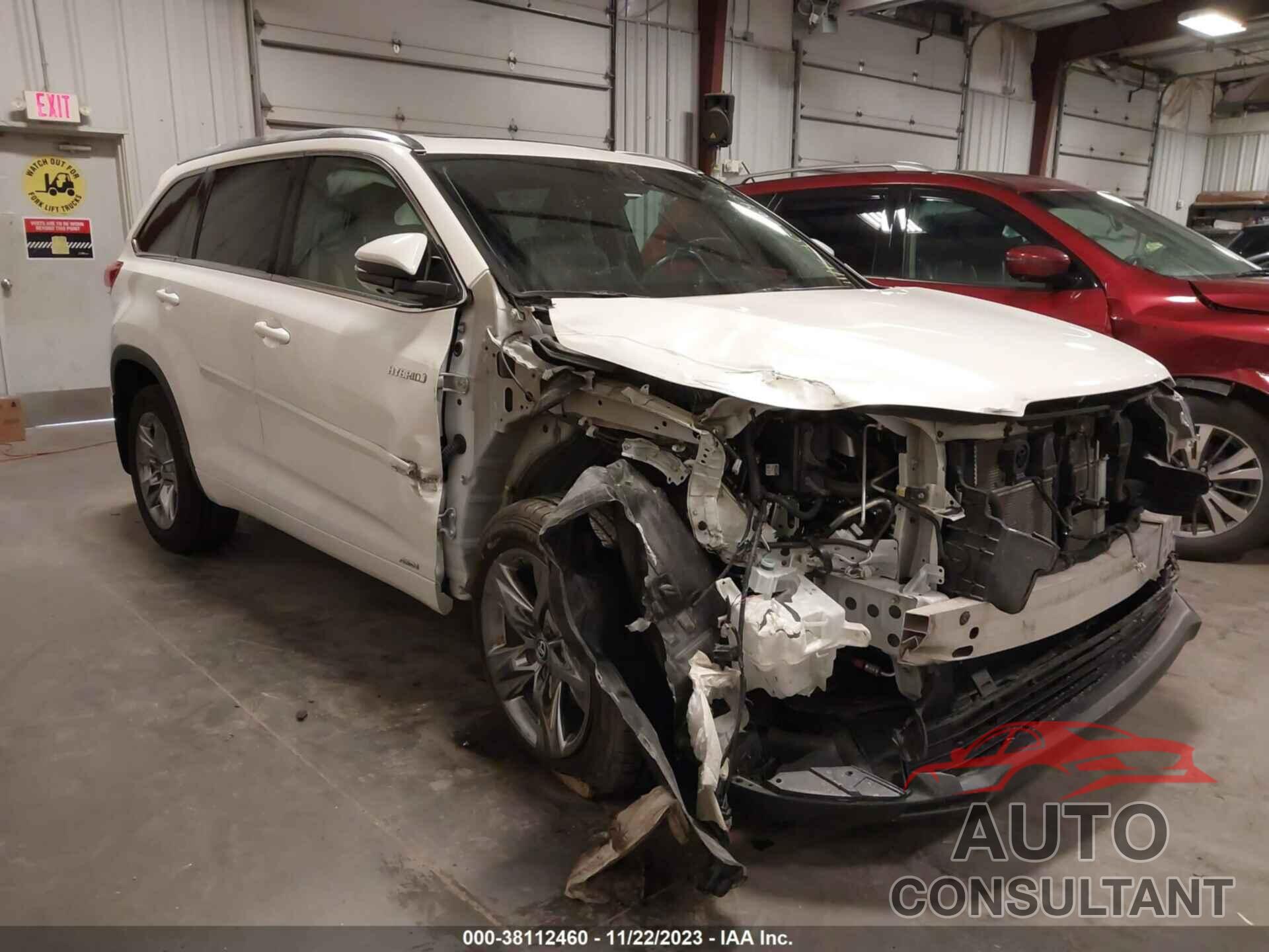 TOYOTA HIGHLANDER HYBRID 2019 - 5TDDGRFH7KS064342