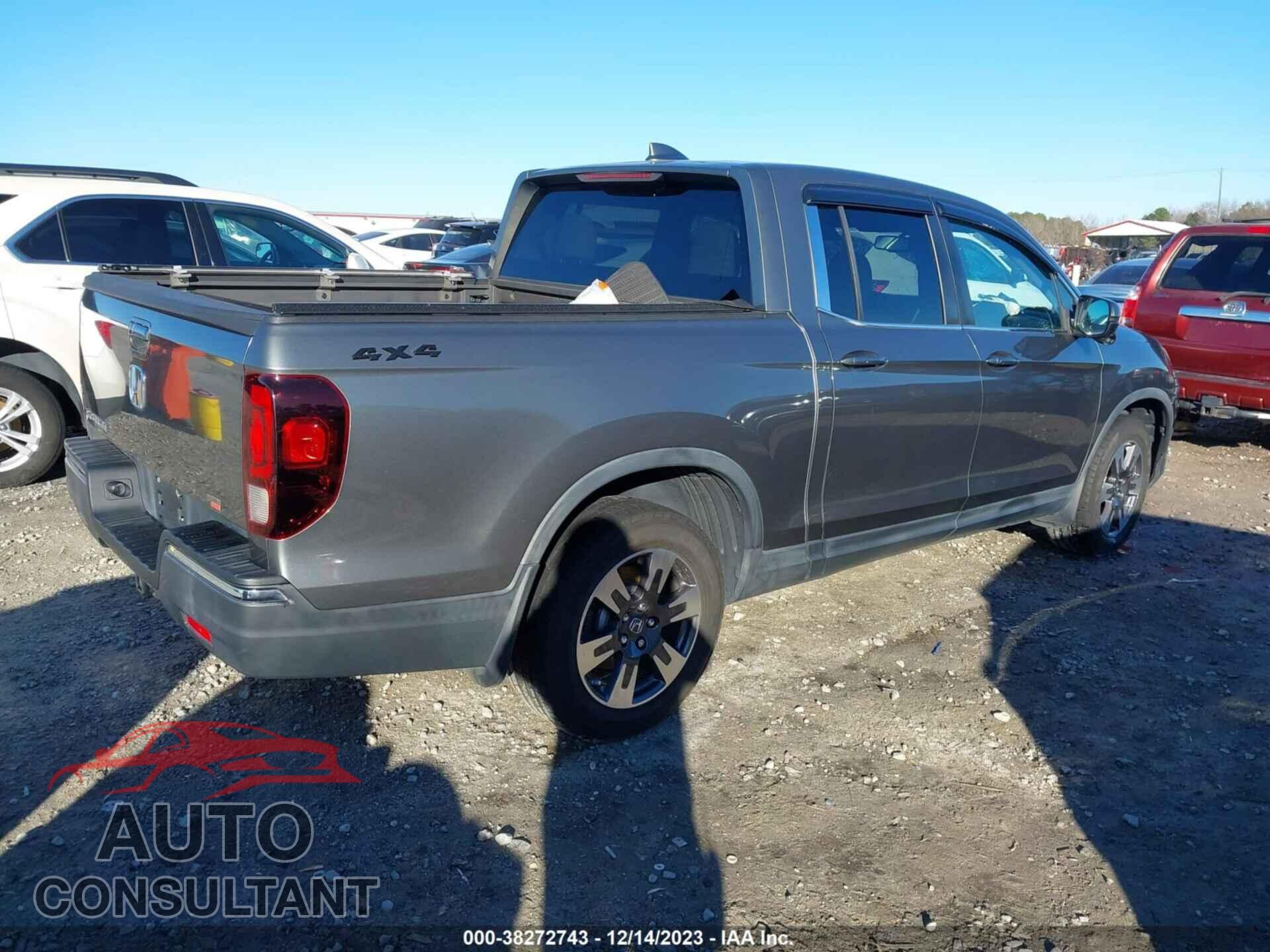 HONDA RIDGELINE 2017 - 5FPYK2F65HB009270
